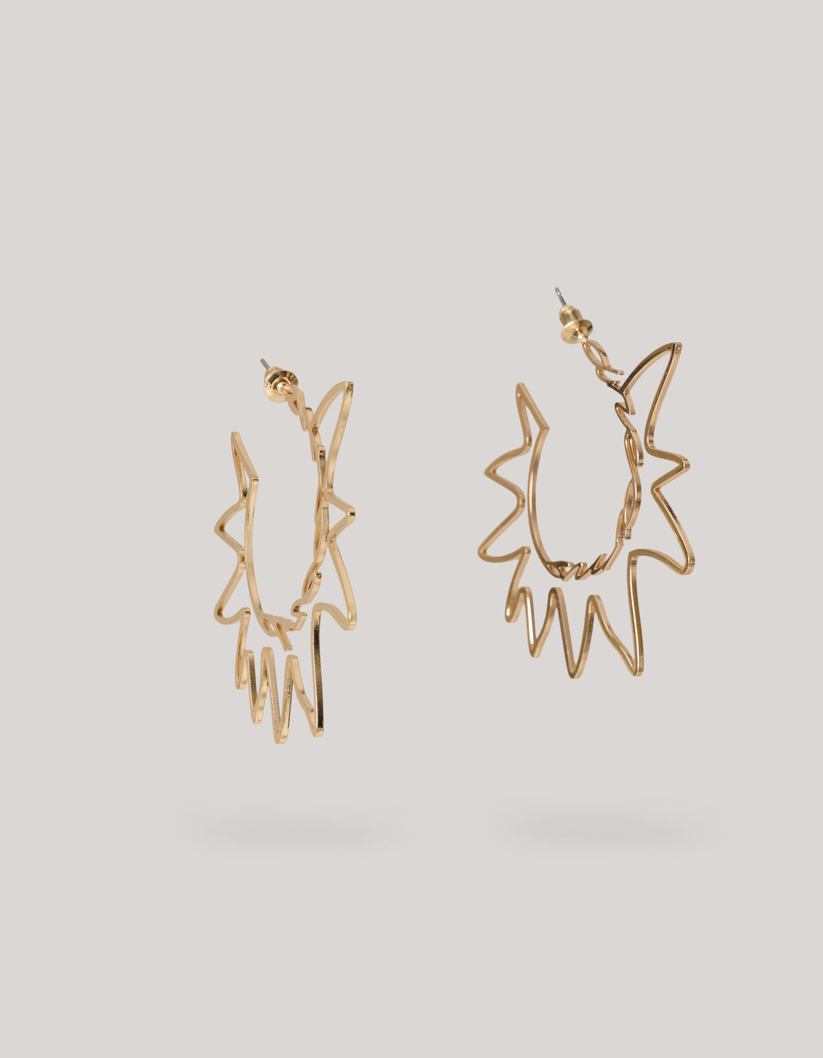 Zon Oorbellen Goud By Lizzy SHOEBY ACCESSOIRES