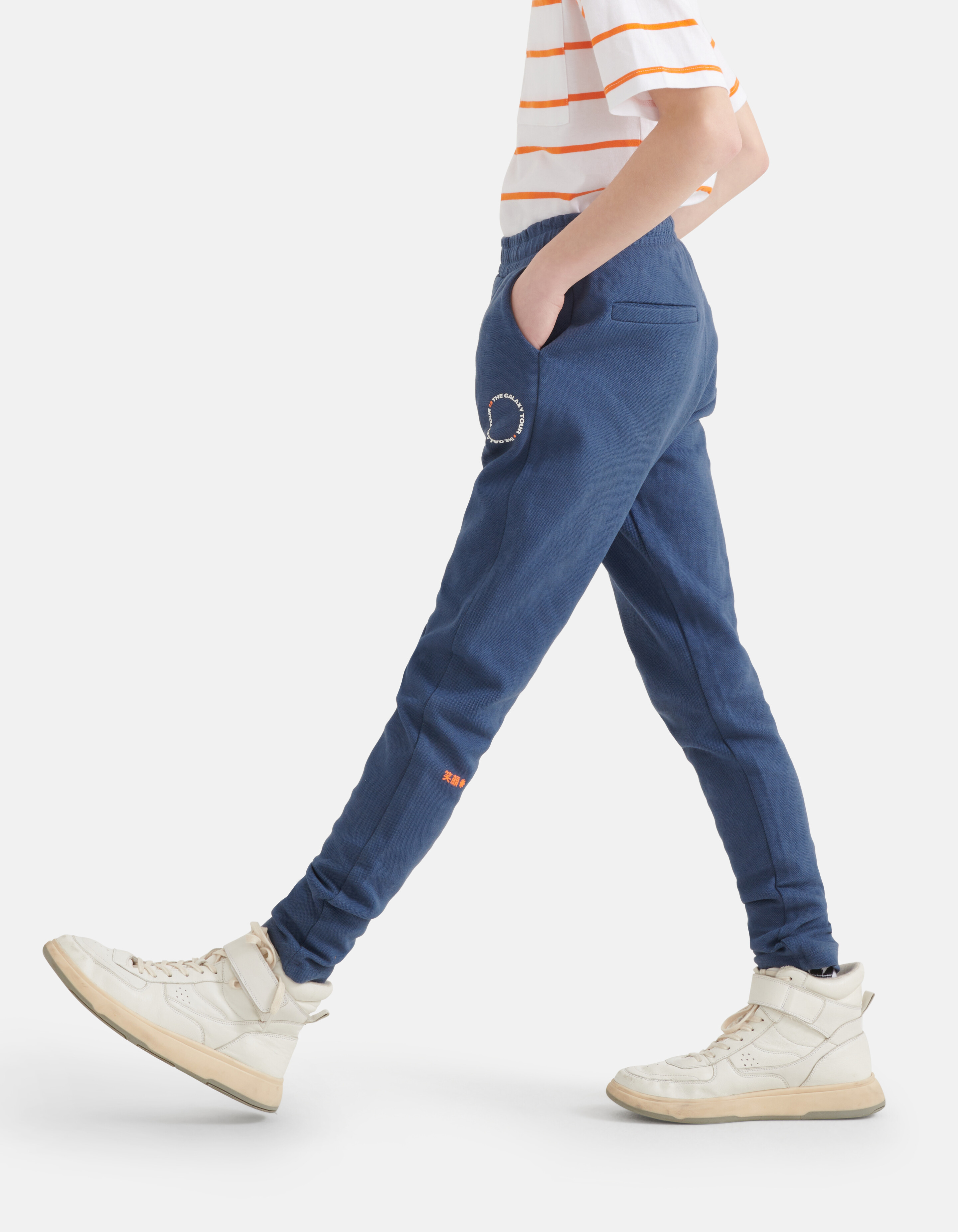 Pique Jogger Middenblauw SHOEBY BOYS
