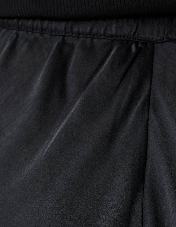 Satijnen Maxi Rok Zwart SHOEBY WOMEN