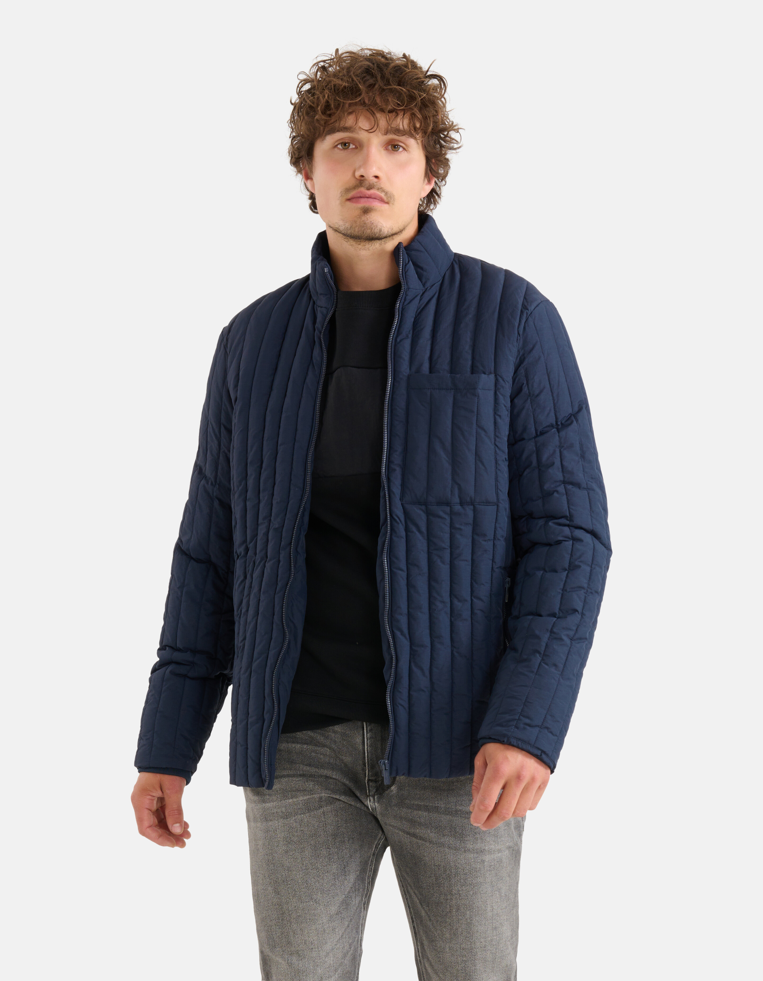 Gewatteerd Jack Donkerblauw SHOEBY MEN