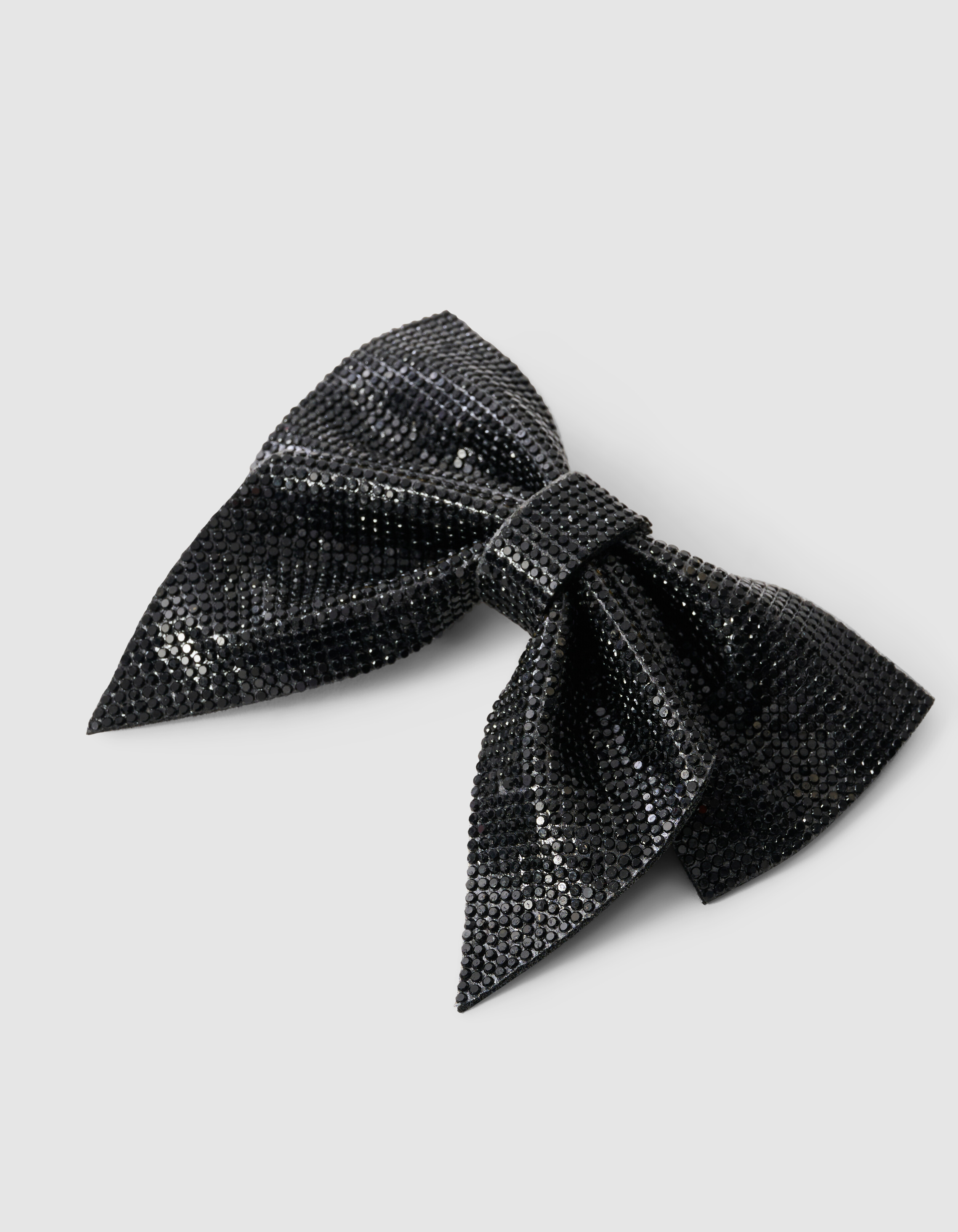 Strass Strik Haarclip Zwart SHOEBY ACCESSOIRES