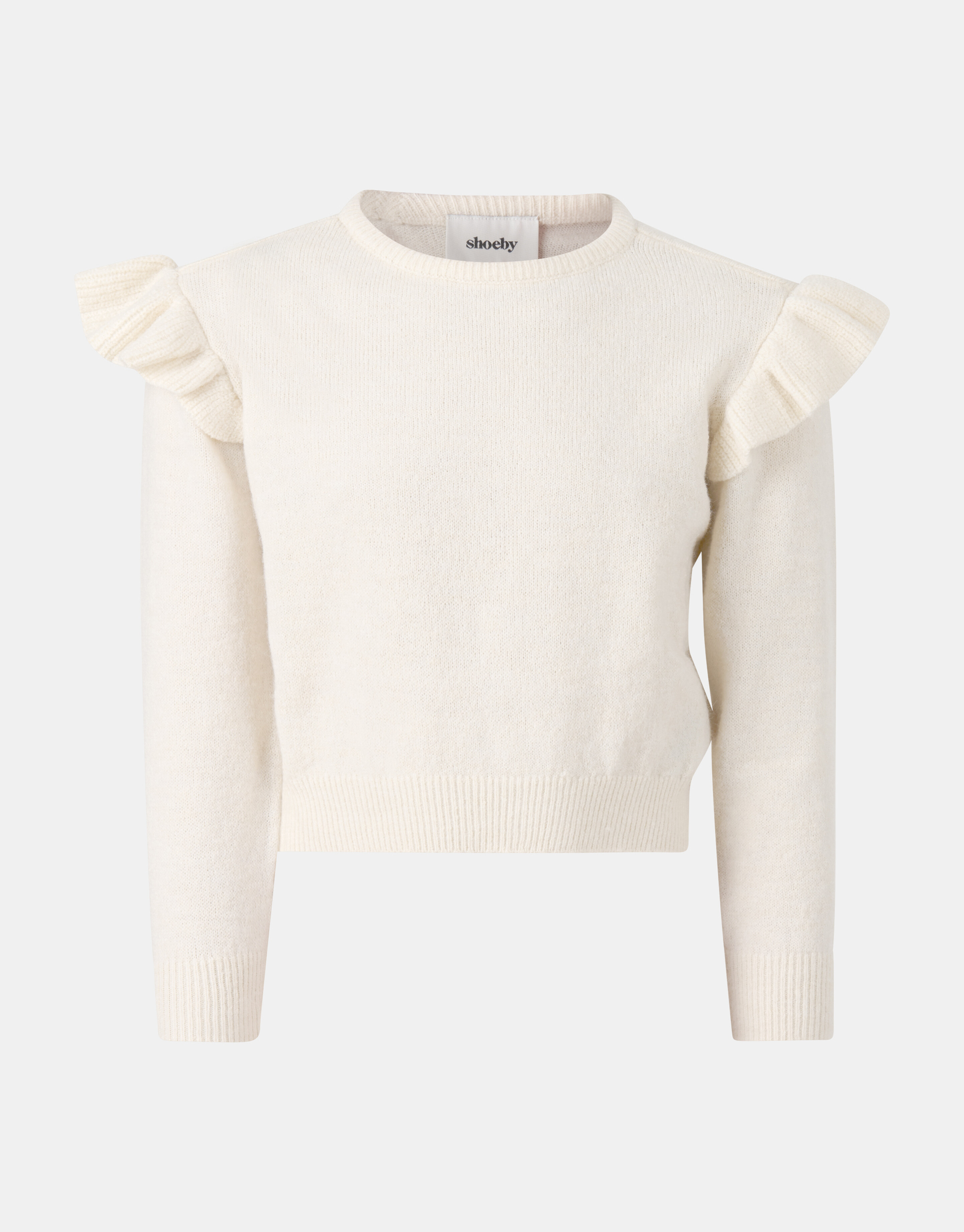 Shoulder Ruffle Pullover SHOEBY GIRLS
