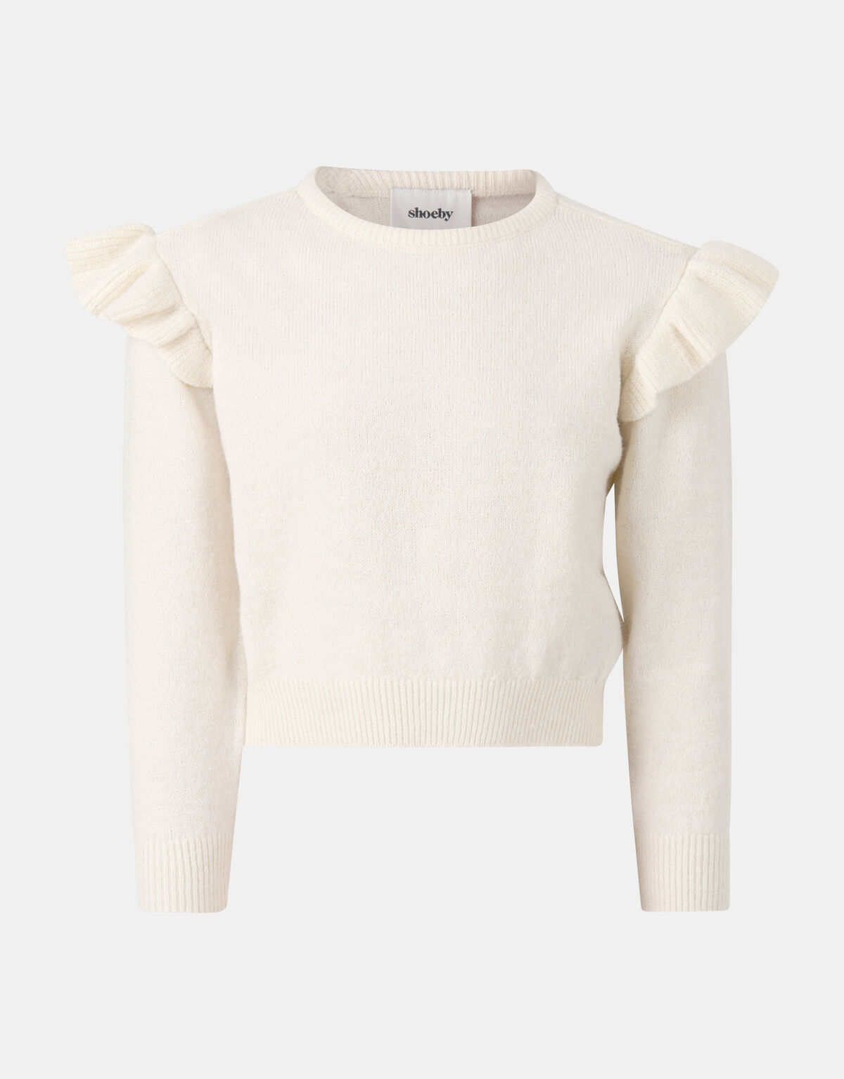 Shoulder Ruffle Pullover SHOEBY GIRLS