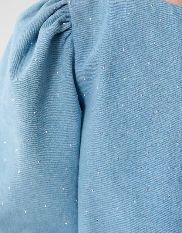 Strass Blazer Blauw SHOEBY GIRLS