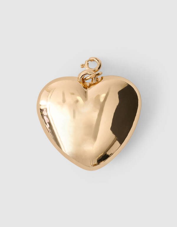 Bulky Heart Bedel Goud SHOEBY ACCESSOIRES