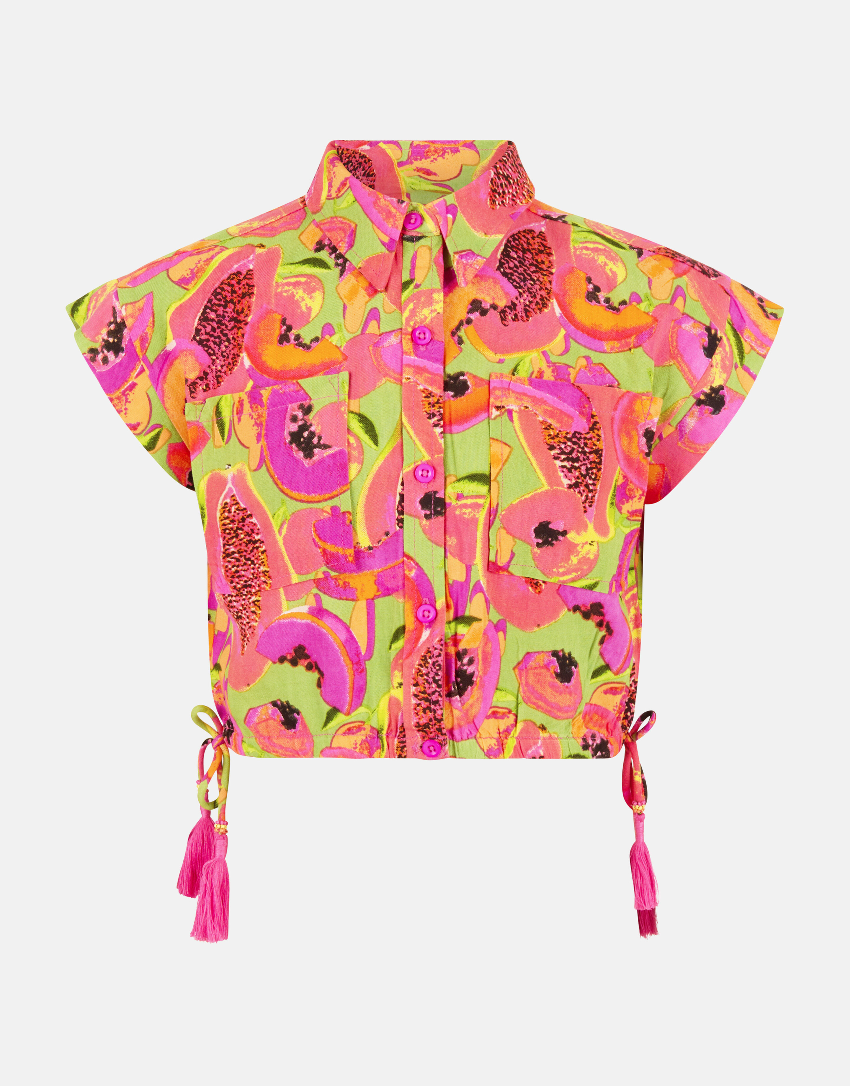 Papaya Blouse Groen SHOEBY GIRLS