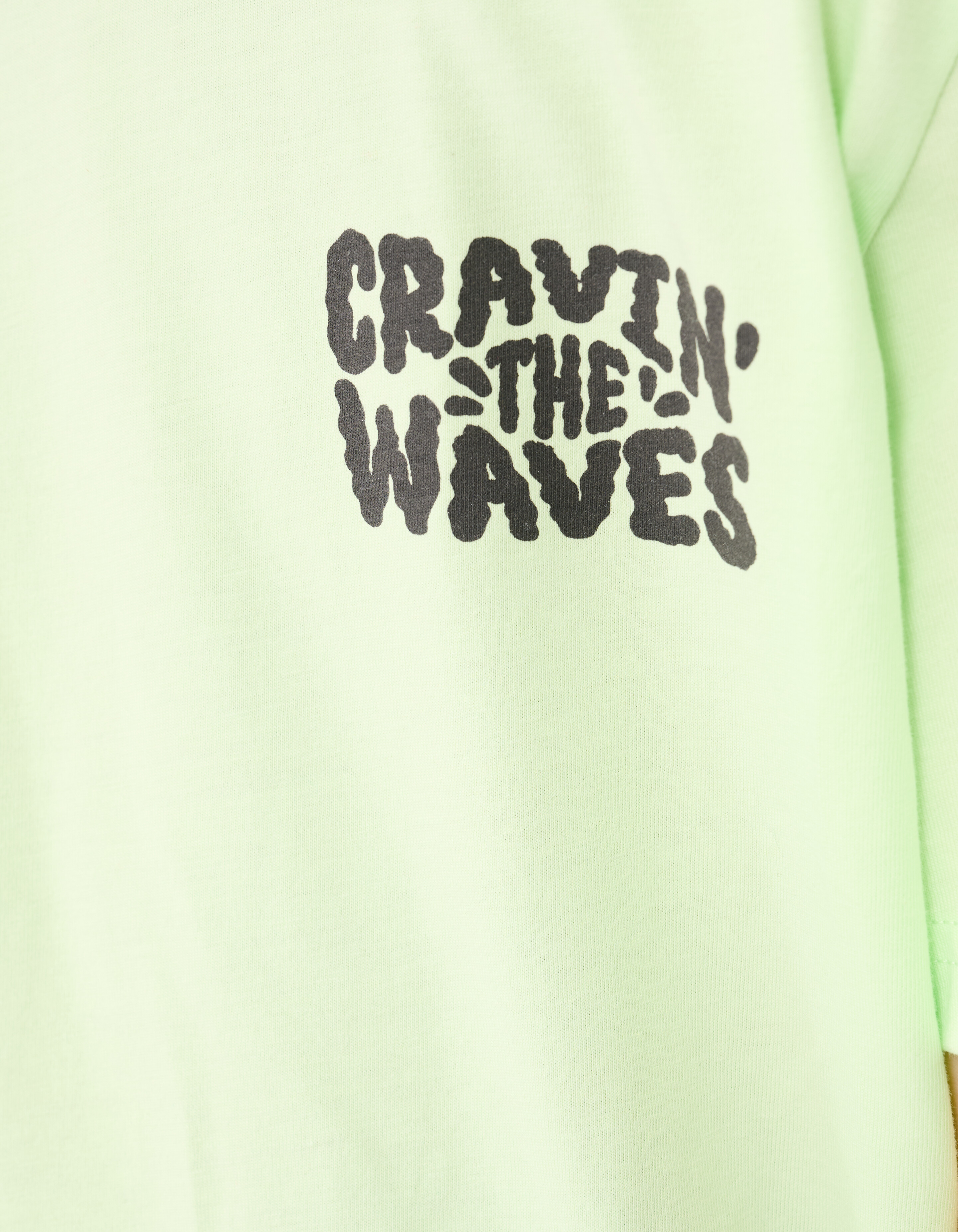 Craving Artwork T-shirt Lichtgroen SHOEBY BOYS