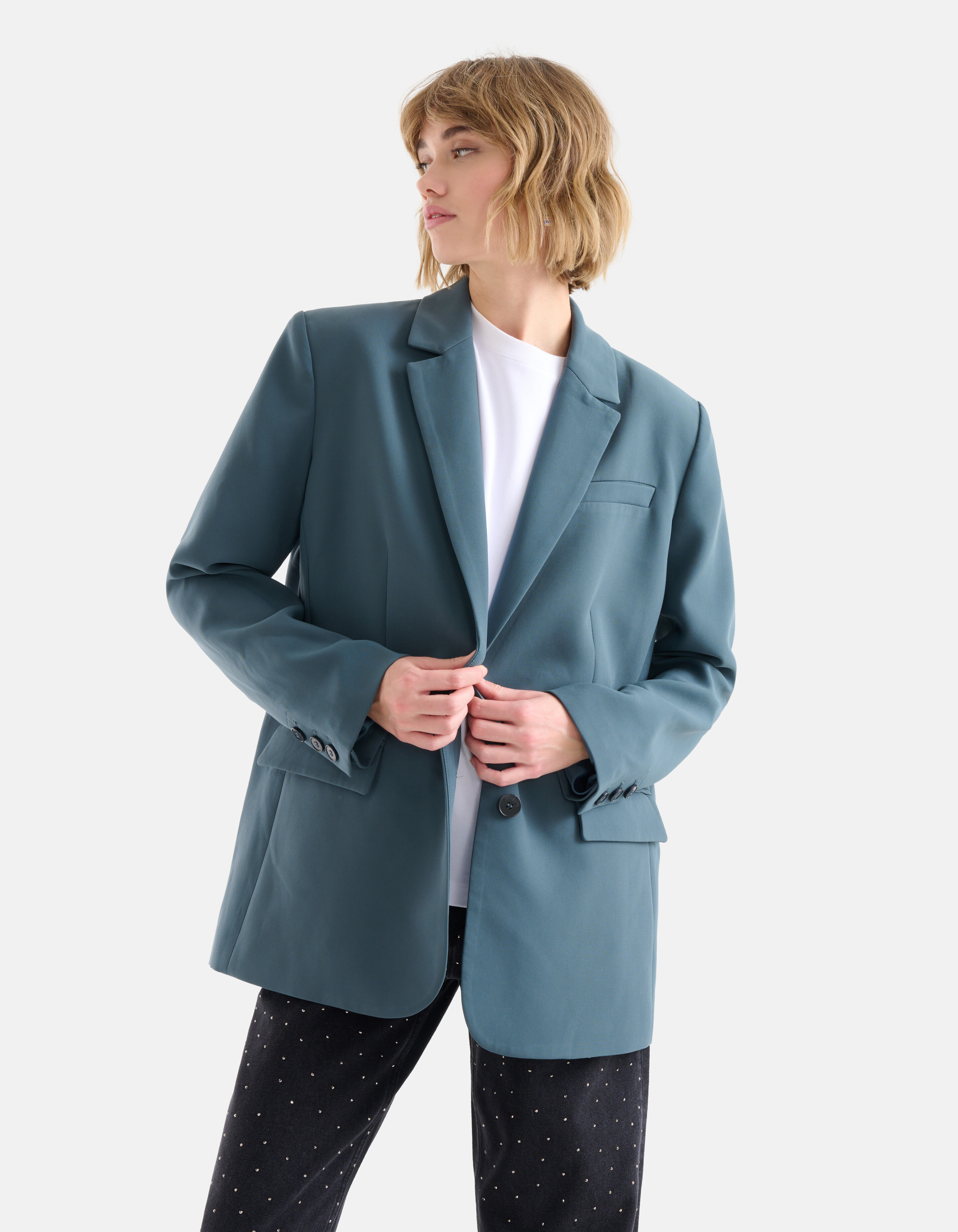 Blazer Petrol SHOEBY WOMEN