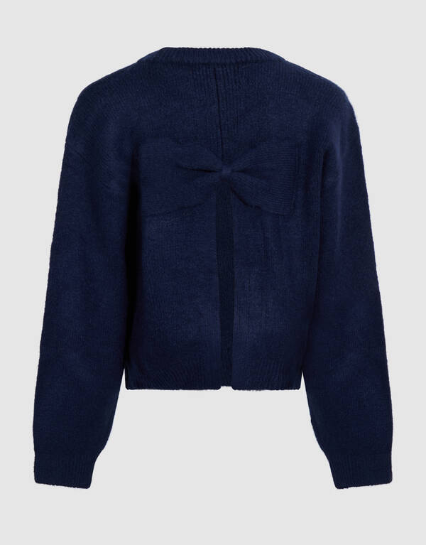 Strik Gebreide Trui Donkerblauw SHOEBY GIRLS