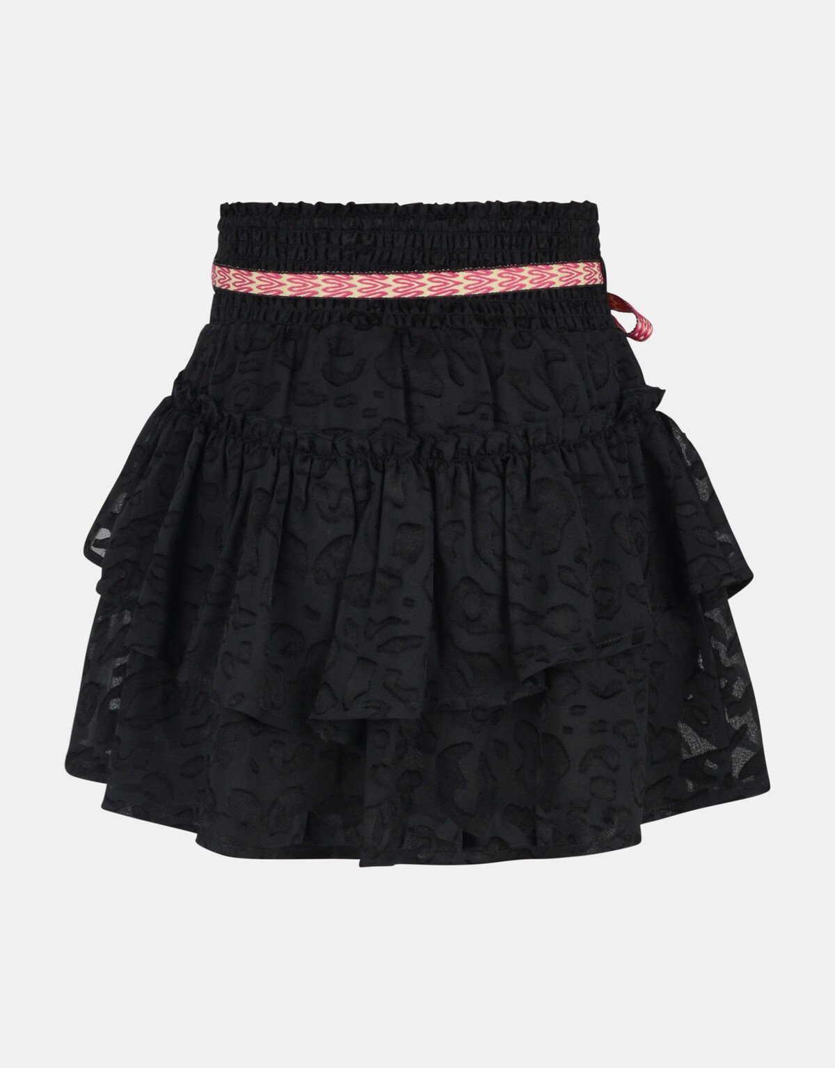 Leopard Chiffon Rok