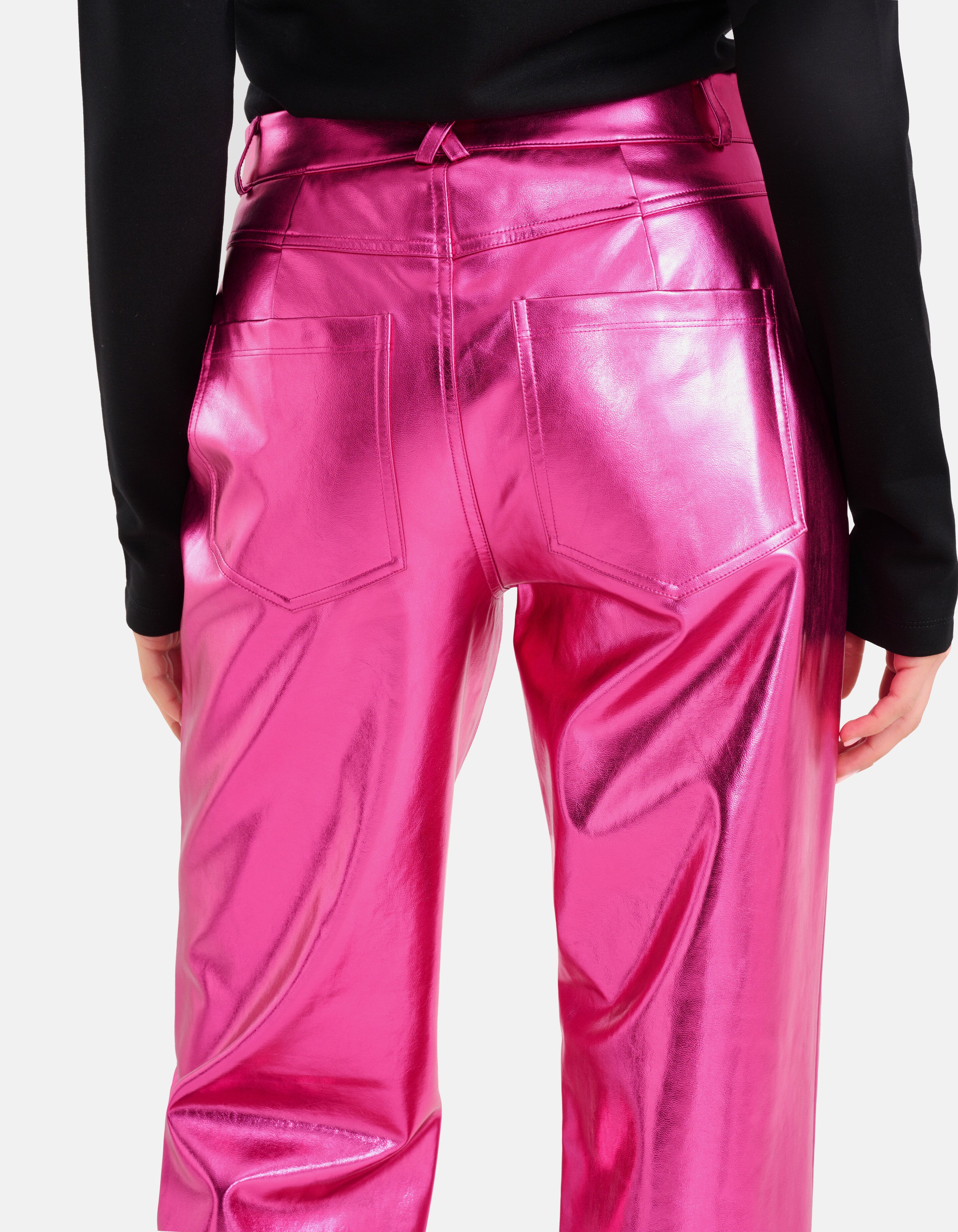 Metallic Coated Broek Roze SHOEBY WOMEN