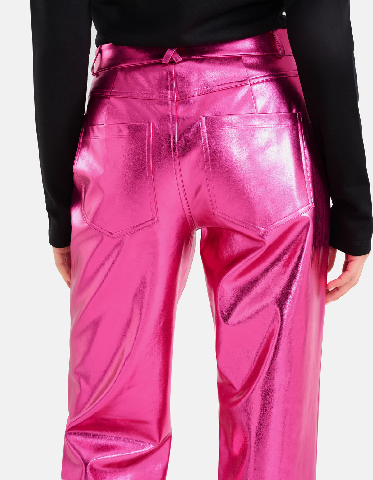 Metallic Coated Broek Roze SHOEBY WOMEN