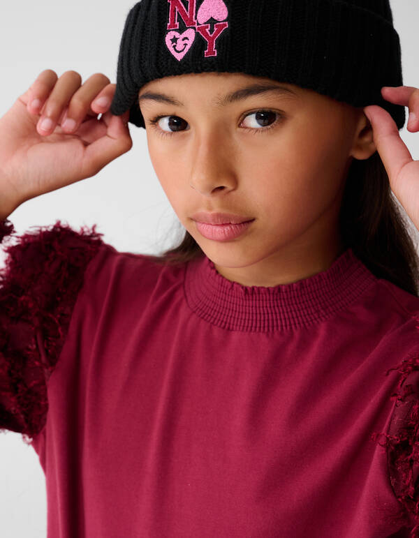 Ster Top Donkerrood SHOEBY GIRLS