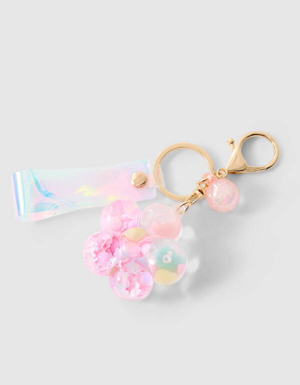 Bloem Sleutelhanger Roze SHOEBY ACCESSOIRES