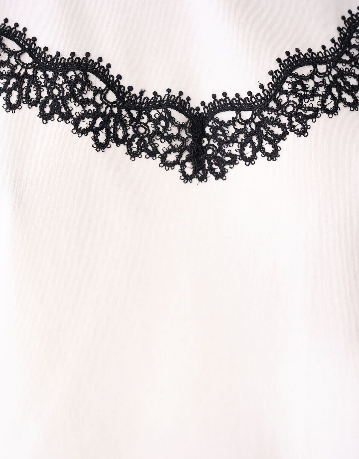 Kanten T-shirt Wit SHOEBY WOMEN