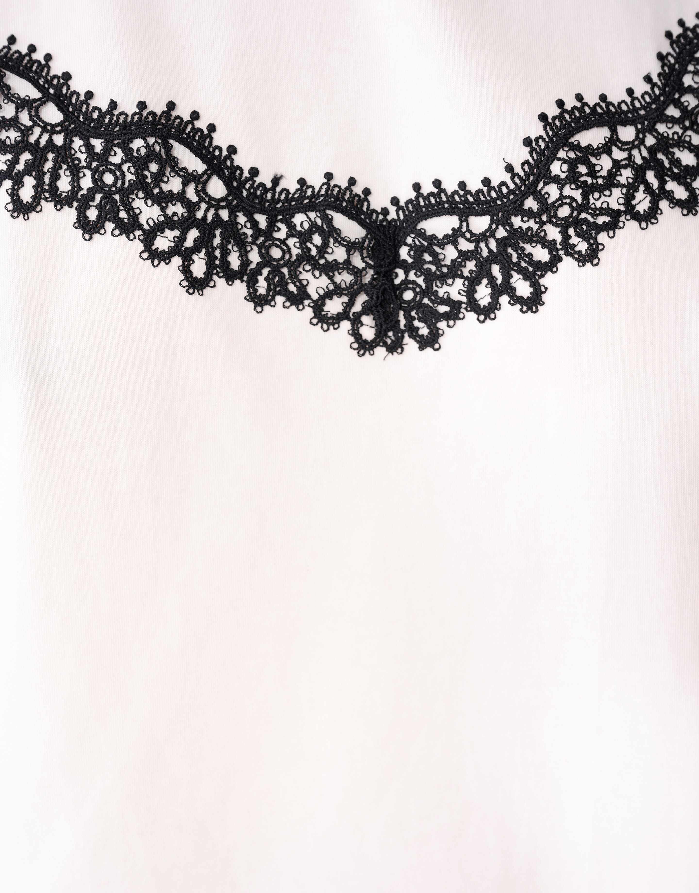 Kanten T-shirt Wit SHOEBY WOMEN