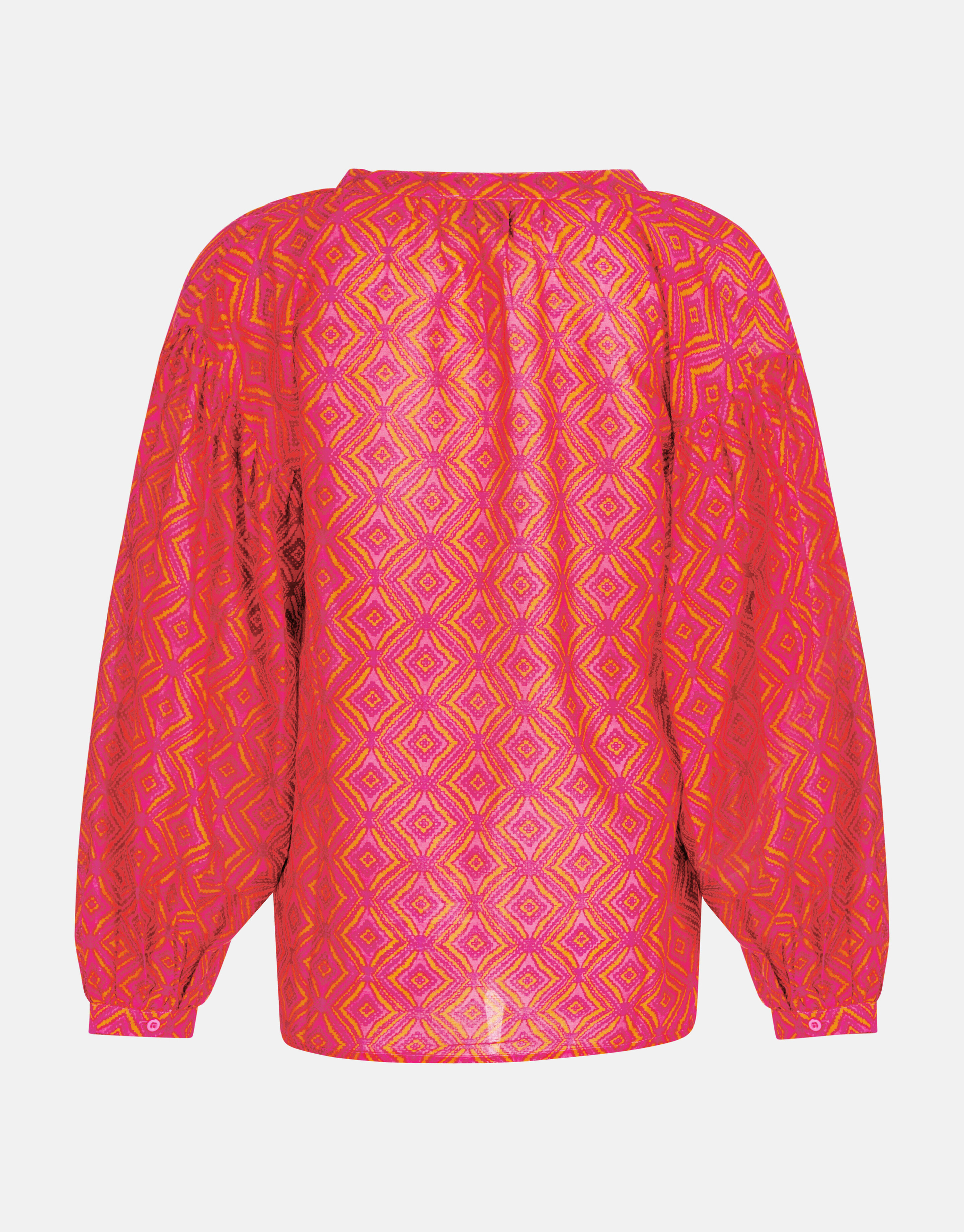 Printed Voile Blouse Roze SHOEBY WOMEN