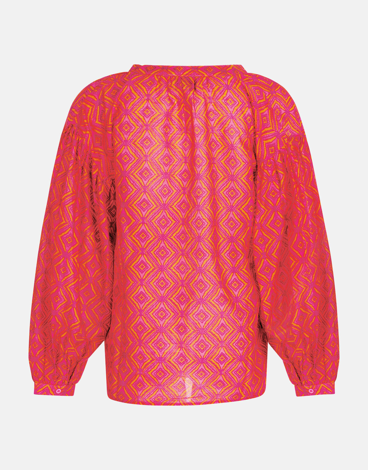 Printed Voile Blouse Roze SHOEBY WOMEN