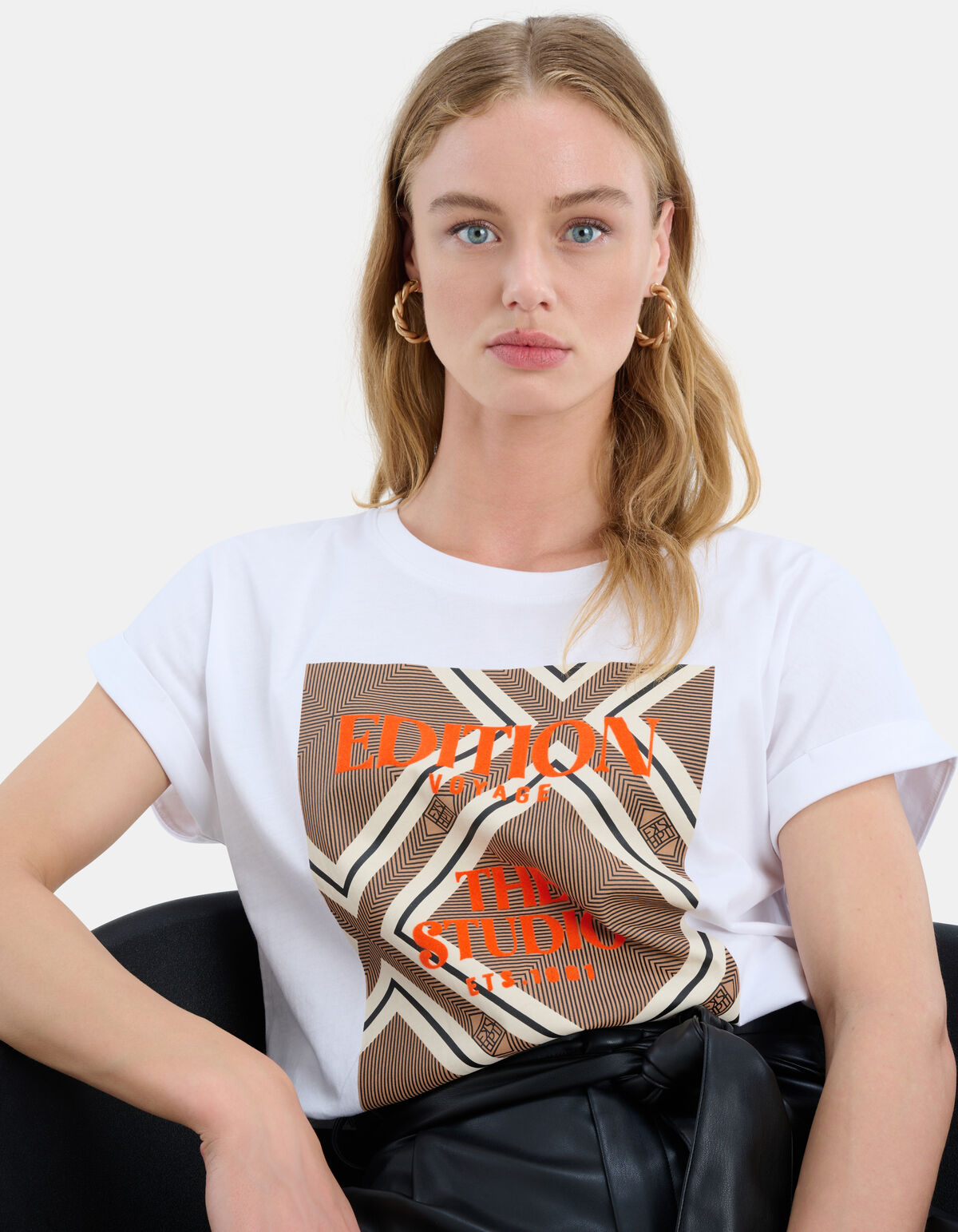 Flock Edition T-shirt Wit SHOEBY WOMEN