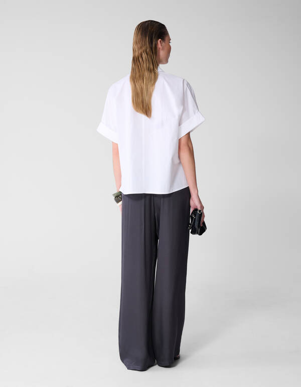 Satijnen Broek Donkergrijs By Lonneke SHOEBY WOMEN