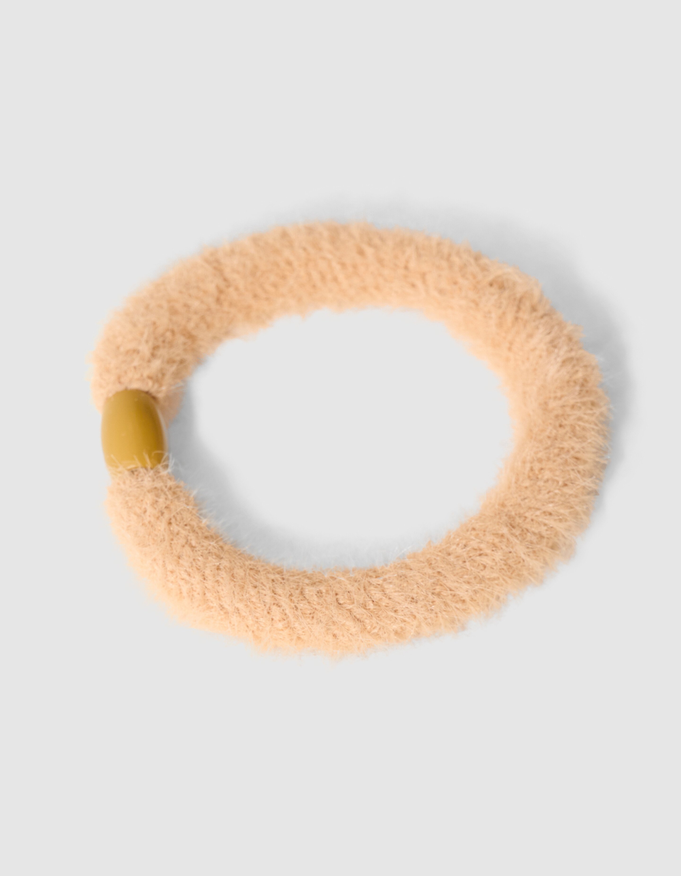 Furry Haarelastiek Lichtbruin SHOEBY ACCESSOIRES