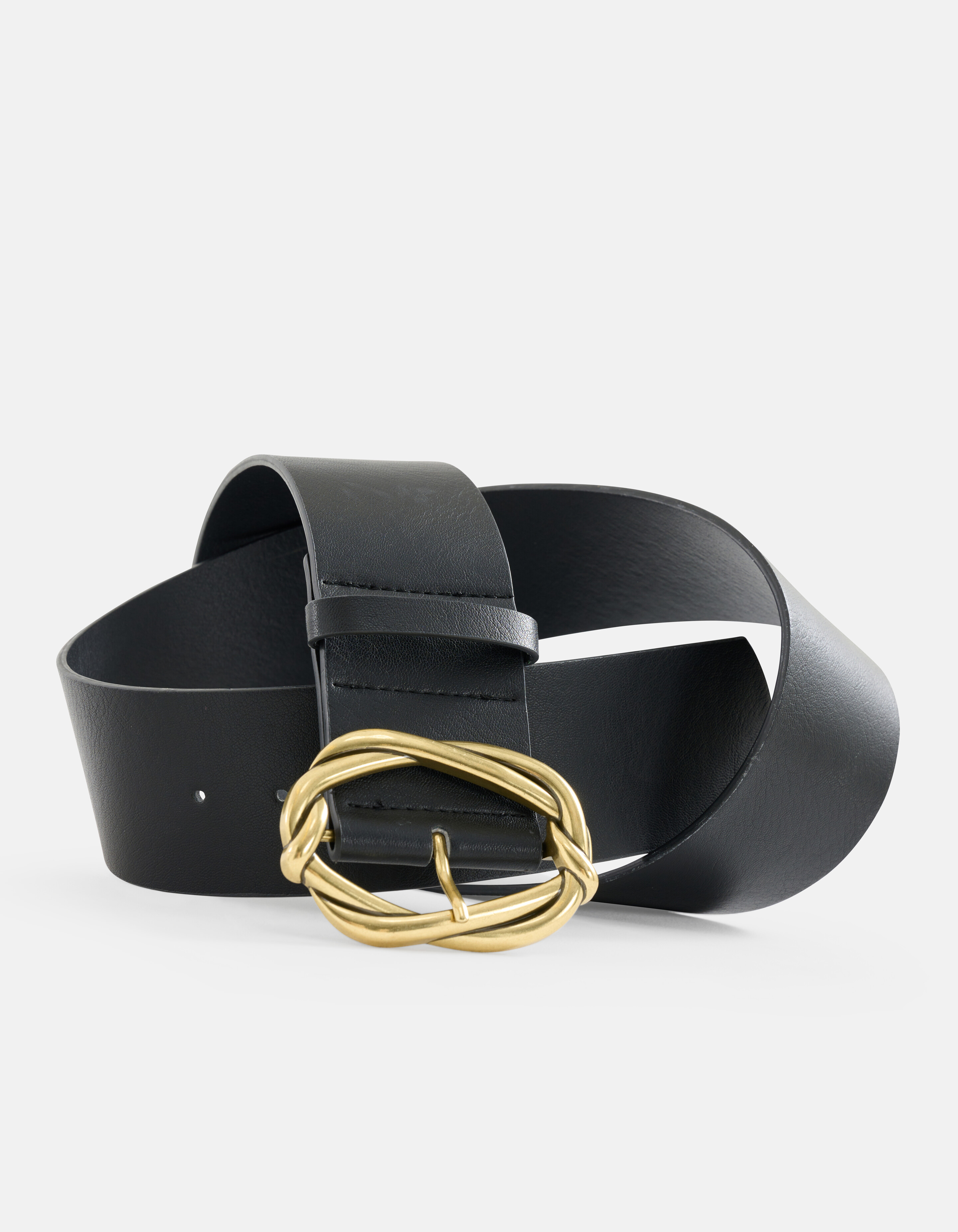Braided Buckle Riem Zwart SHOEBY ACCESSOIRES