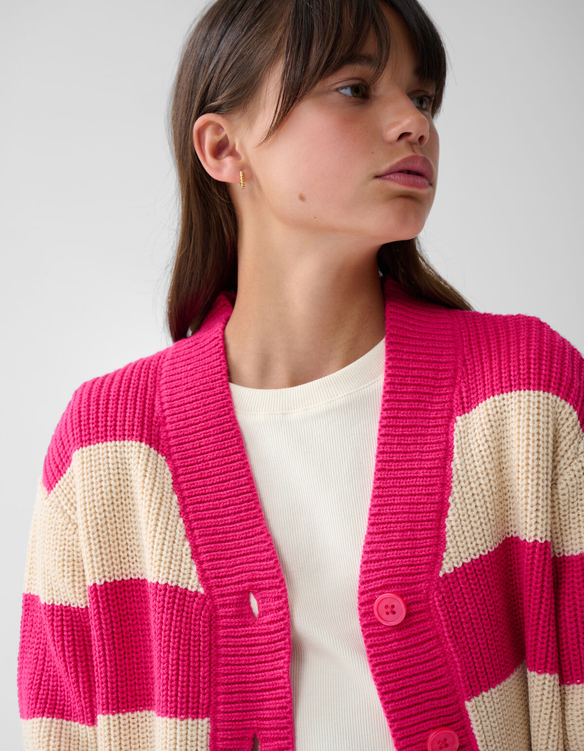 Gestreept Vest Roze SHOEBY GIRLS