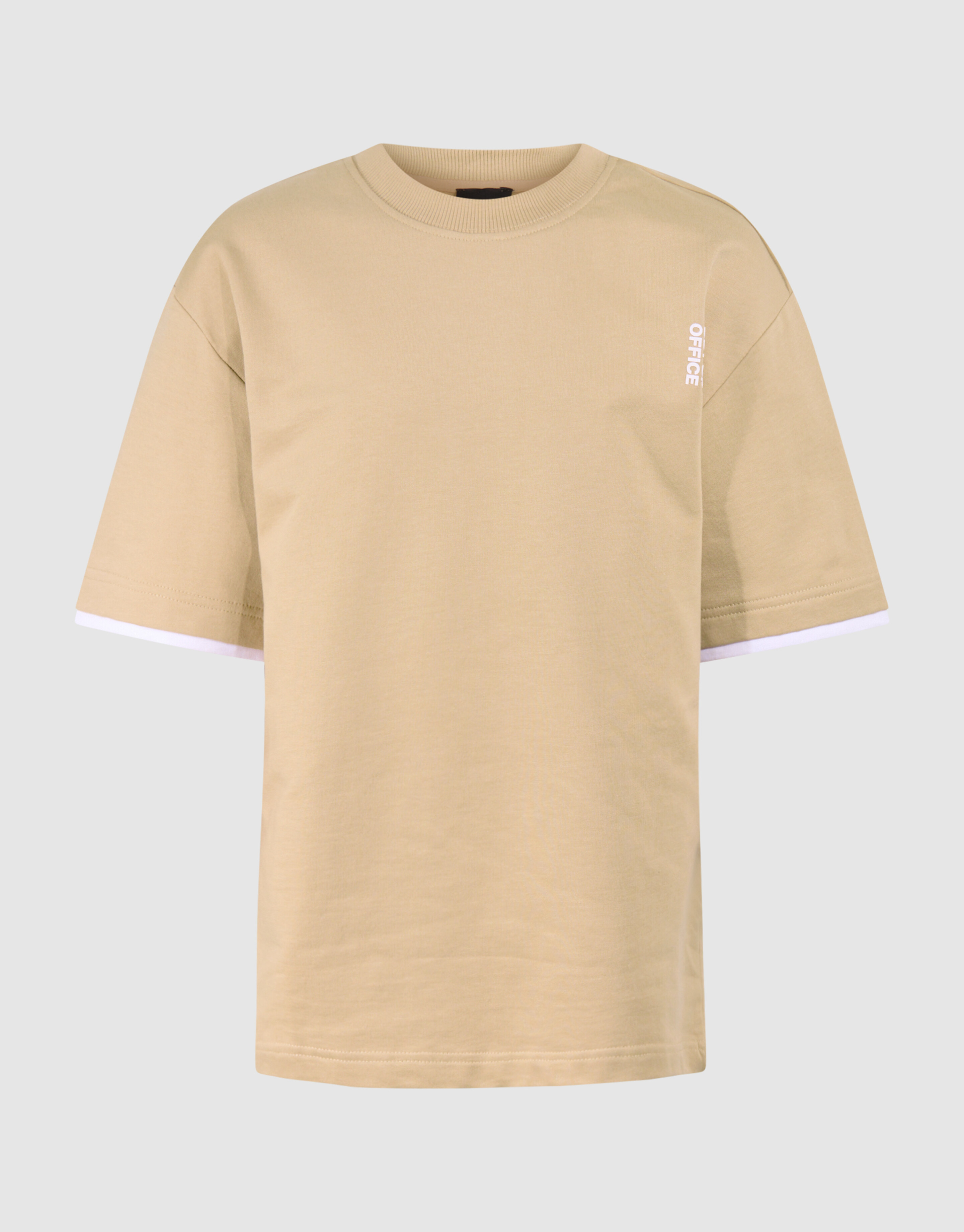 Tekst T-shirt Zand SHOEBY BOYS