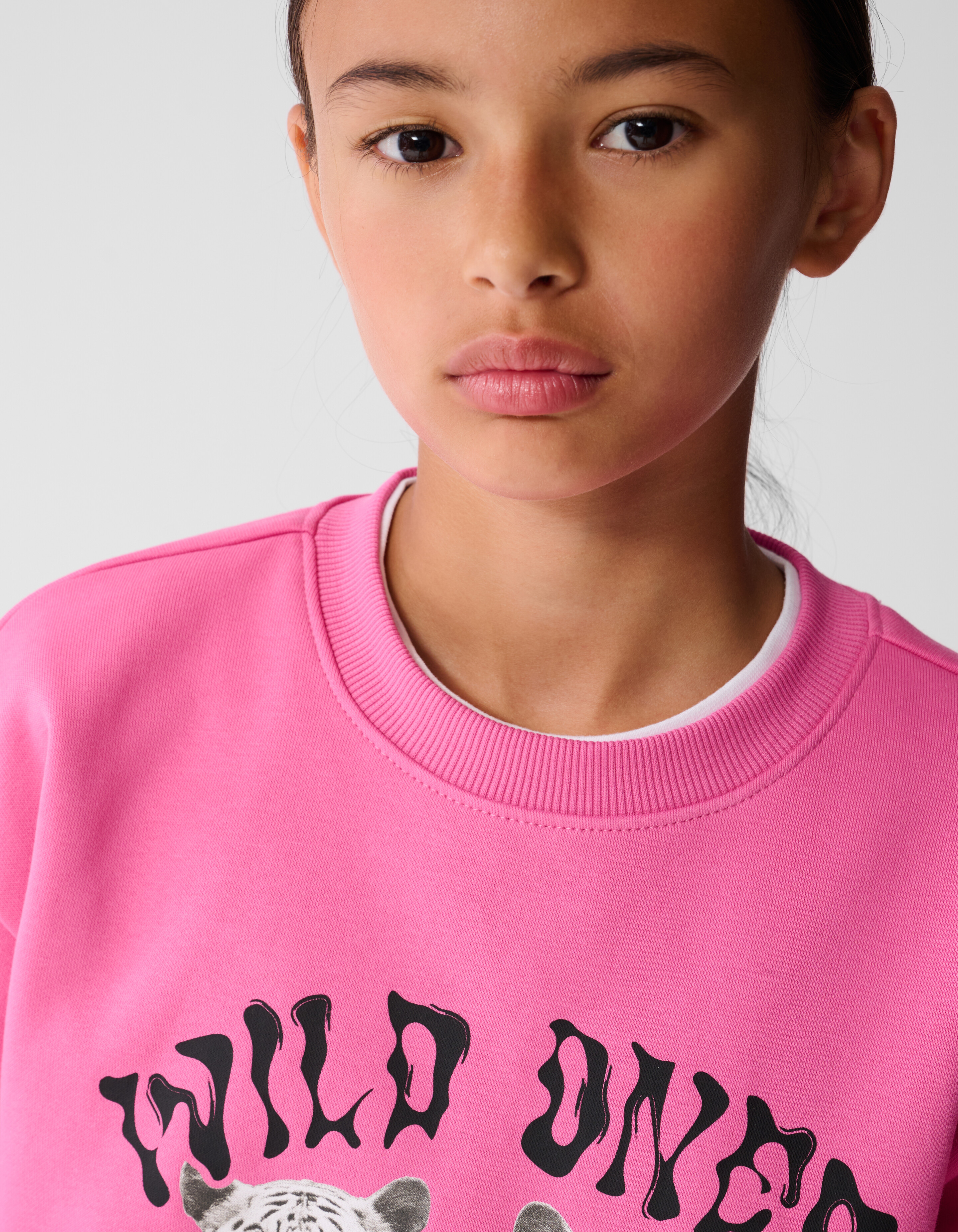 Tijger Artwork Sweater Roze SHOEBY GIRLS