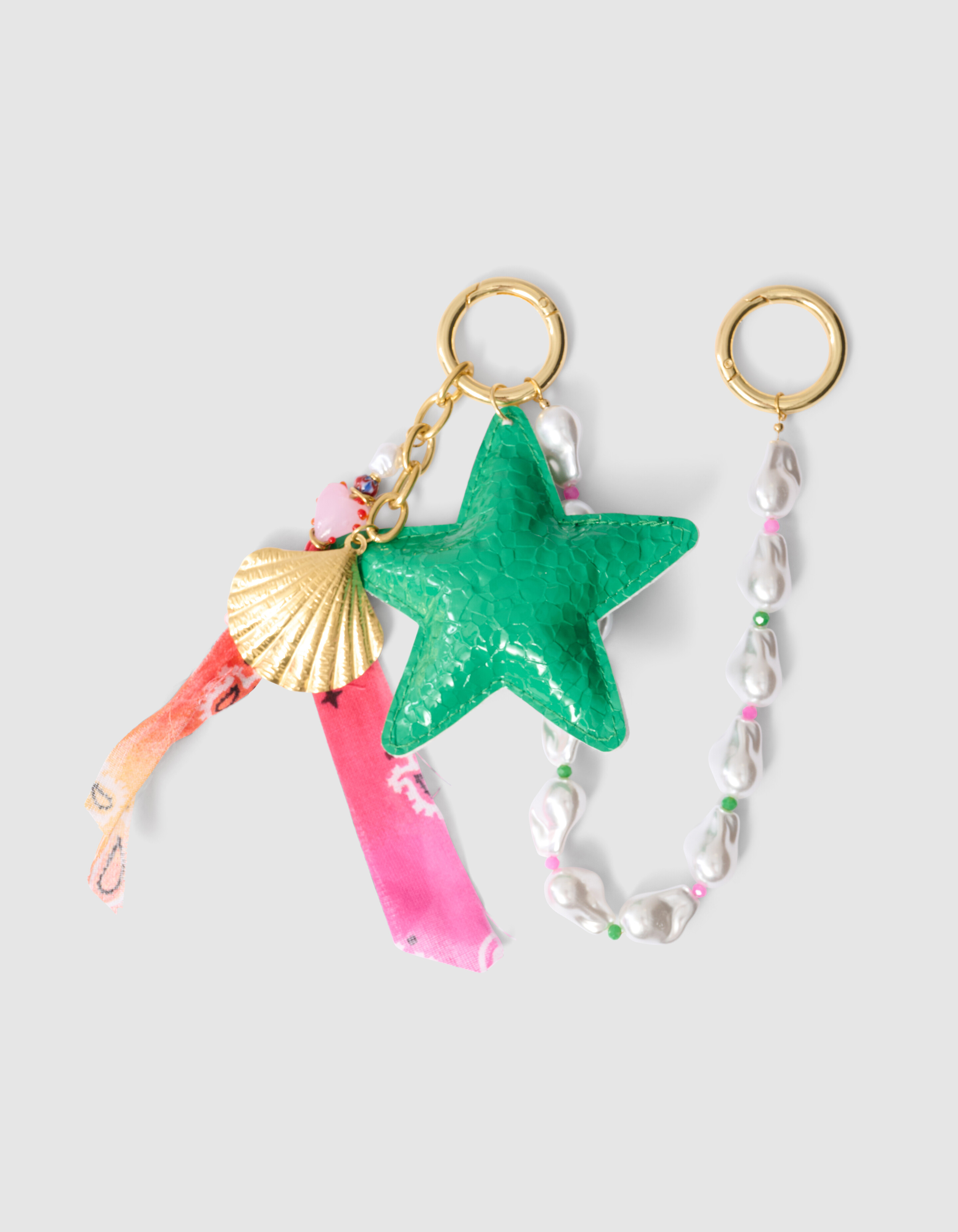 Ster Sleutelhanger Groen SHOEBY ACCESSOIRES
