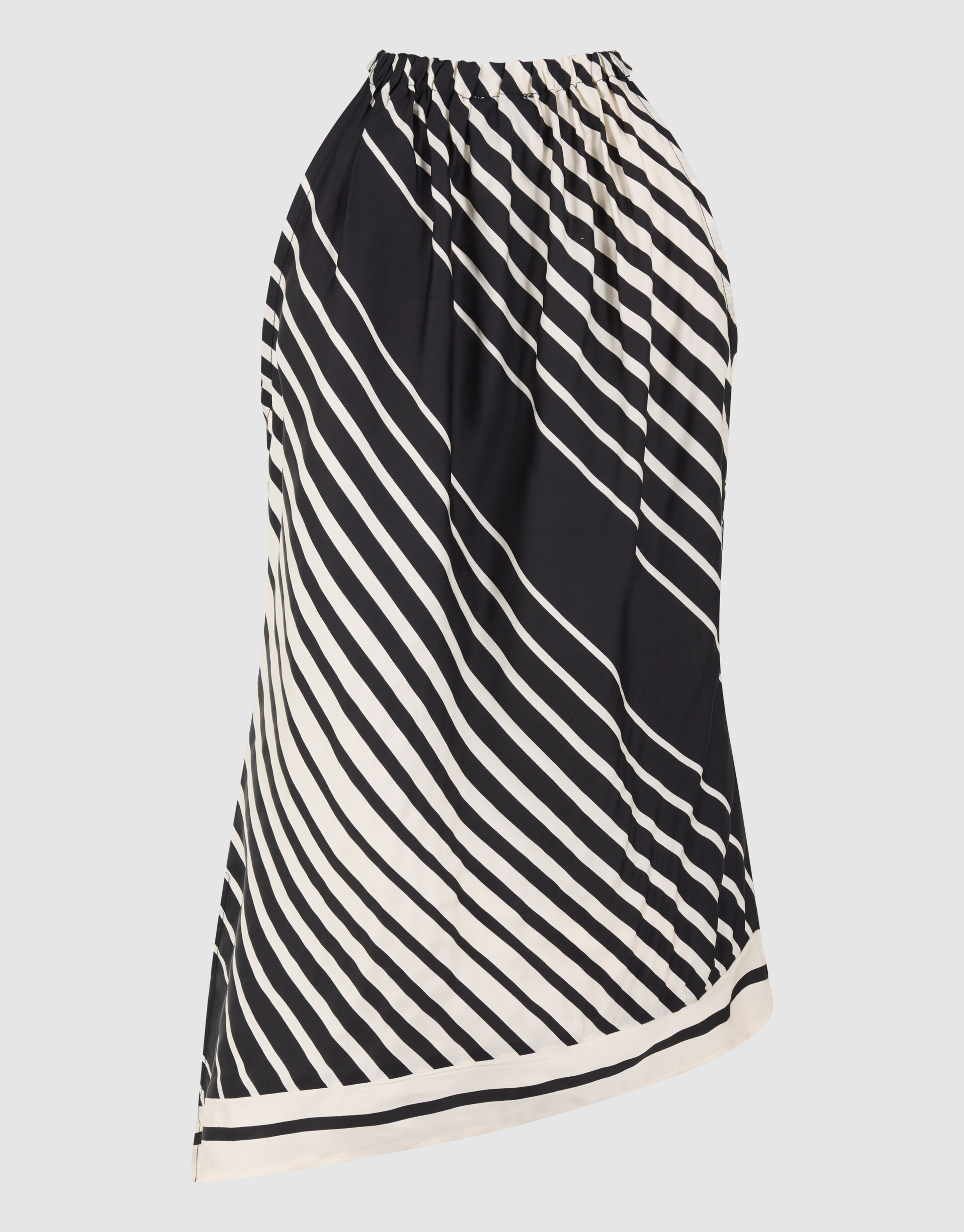 Graphic Halter Top Zwart/Wit SHOEBY WOMEN