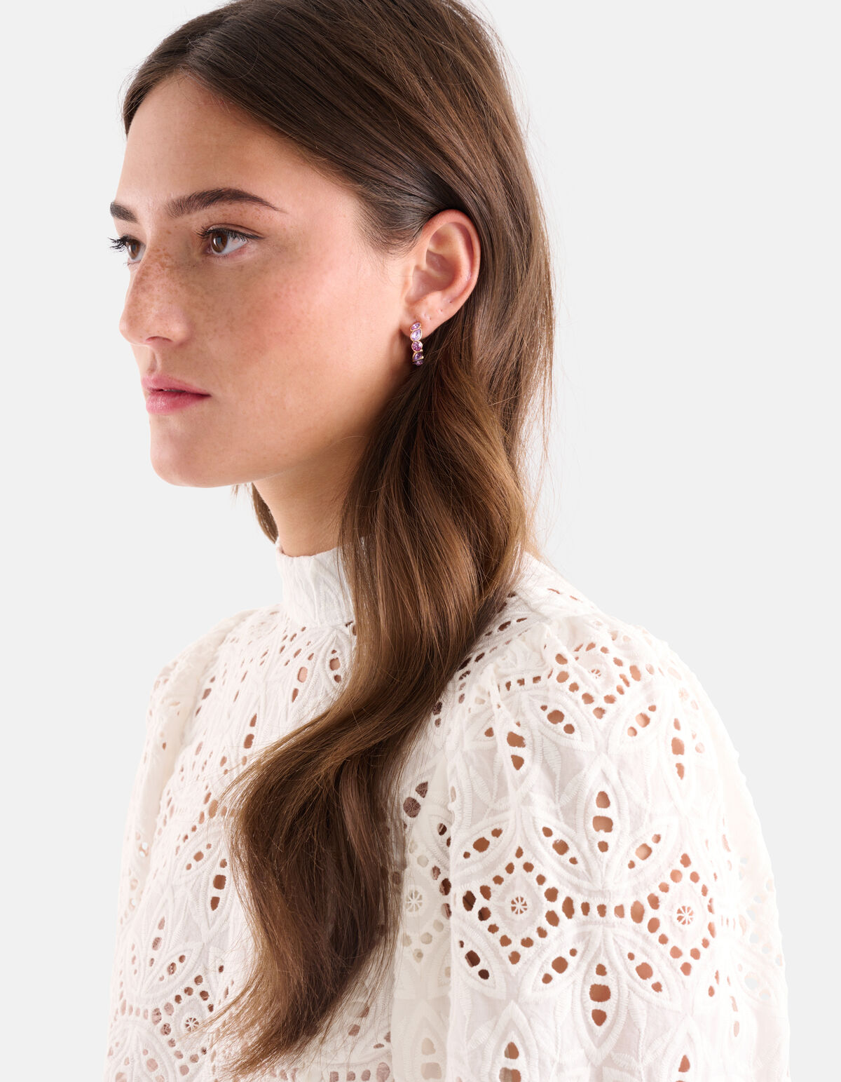 Strass Oorbellen Goud SHOEBY ACCESSOIRES