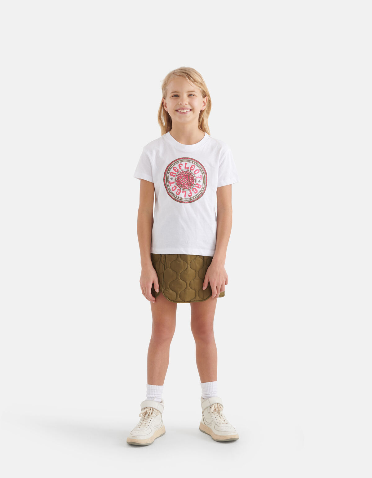 Loose Fit T-shirt Wit SHOEBY GIRLS