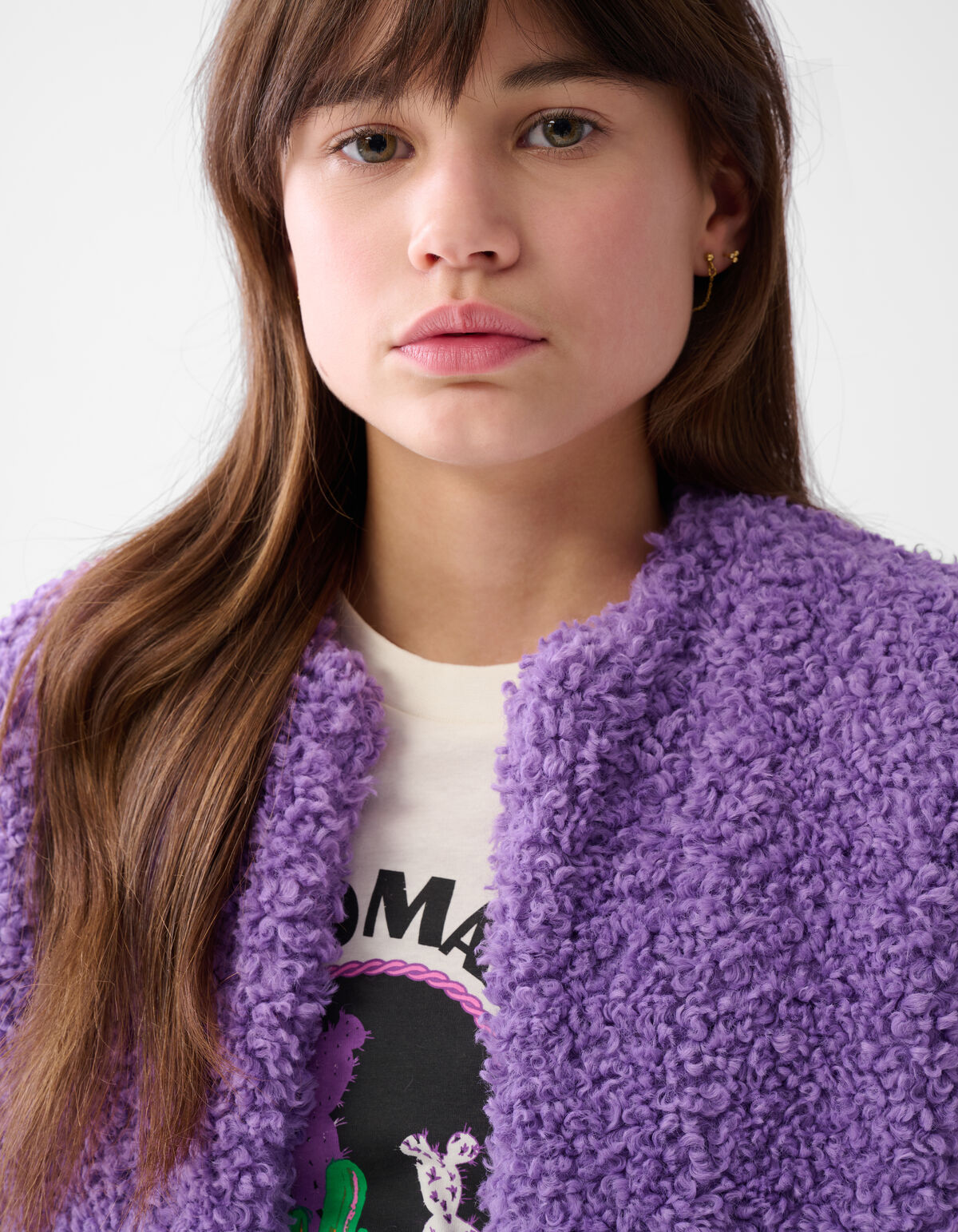 Teddy Label Gilet Paars SHOEBY GIRLS