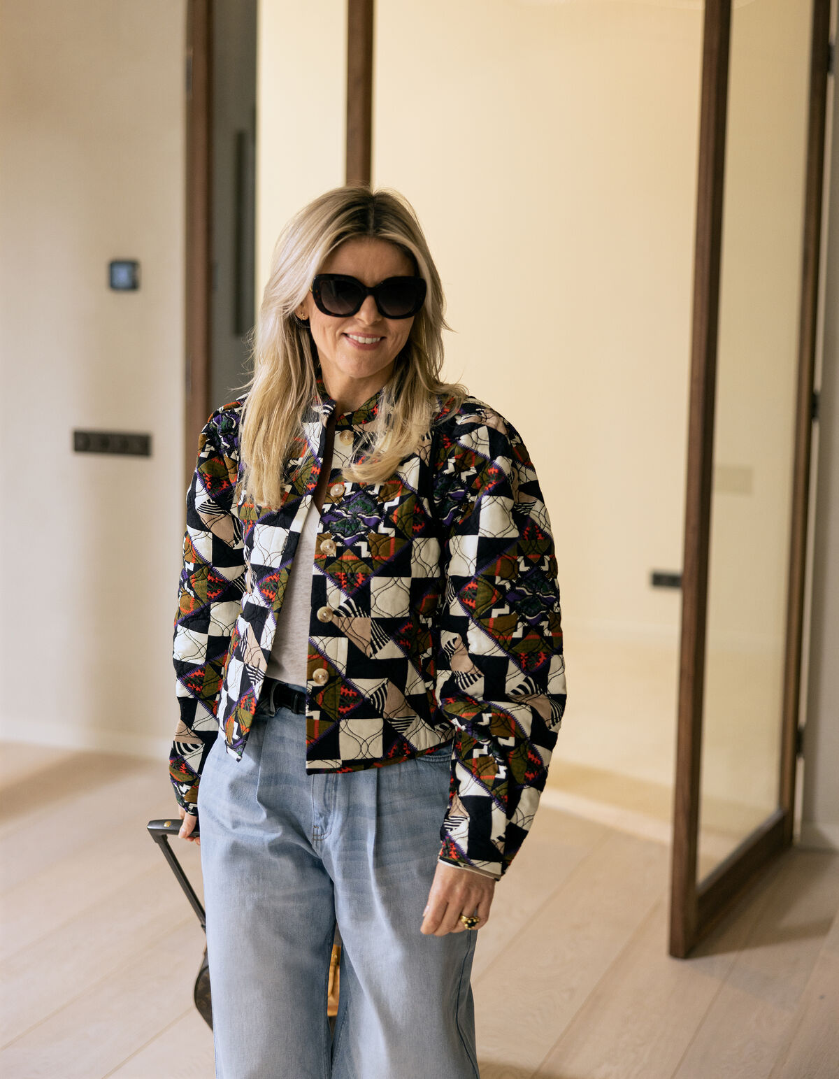 Quilted Embroidery Jack Gebroken Wit By Lonneke SHOEBY WOMEN