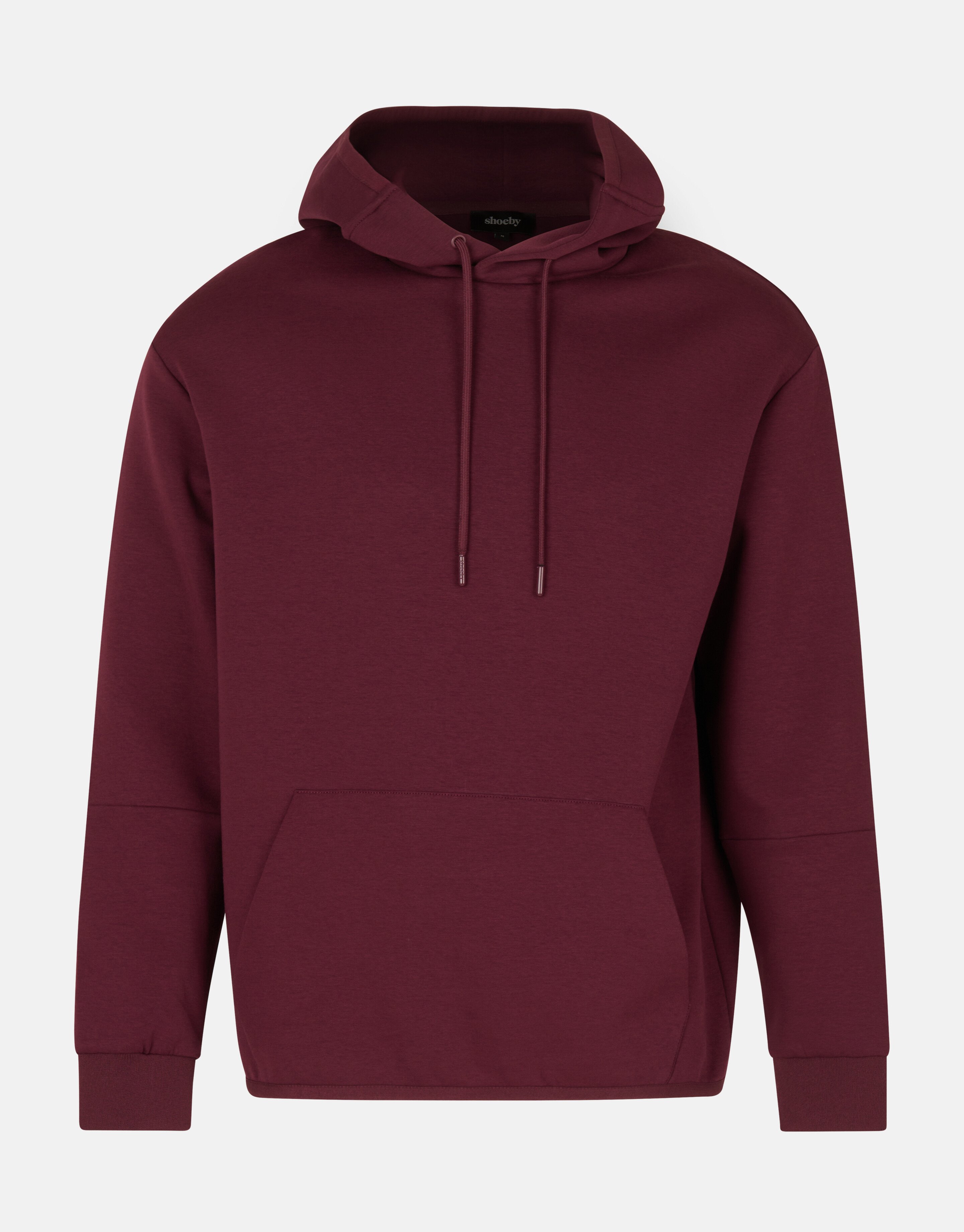 Relaxed Fit Hoodie Donkerrood SHOEBY MEN
