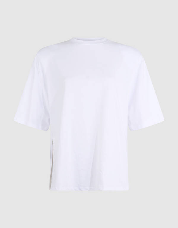 Split T-shirt Wit SHOEBY WOMEN