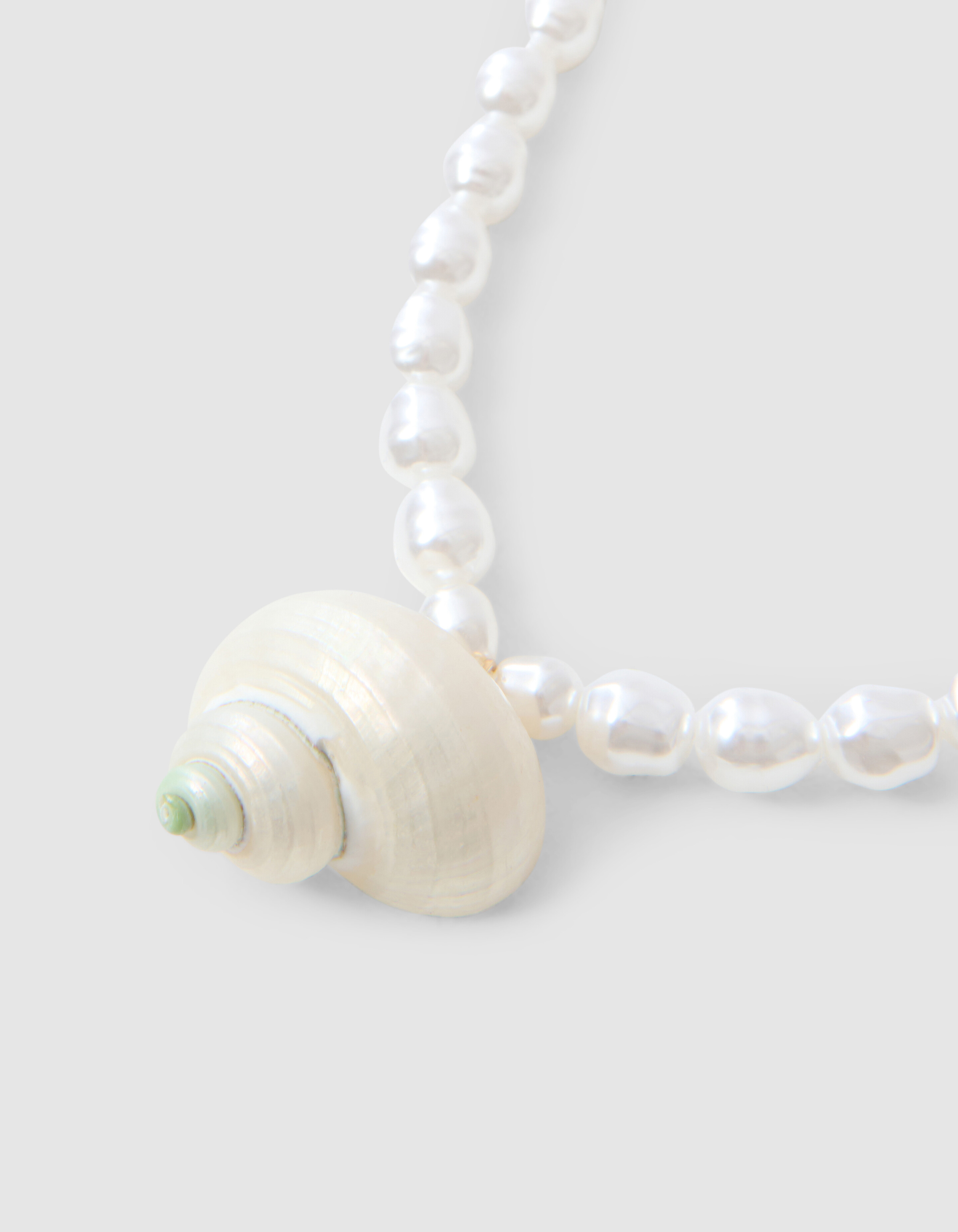 Statement Schelp Ketting Wit By Lizzy SHOEBY ACCESSOIRES