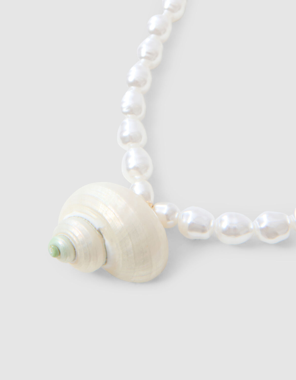 Statement Schelp Ketting Wit By Lizzy SHOEBY ACCESSOIRES