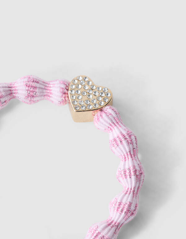 Wave Lurex Haarelastiek Lichtpaars SHOEBY ACCESSOIRES