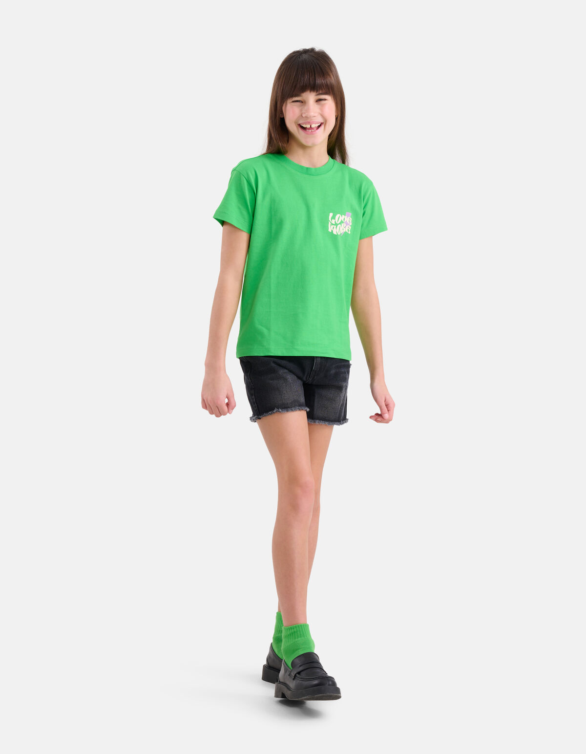Artwork T-shirt Groen SHOEBY GIRLS