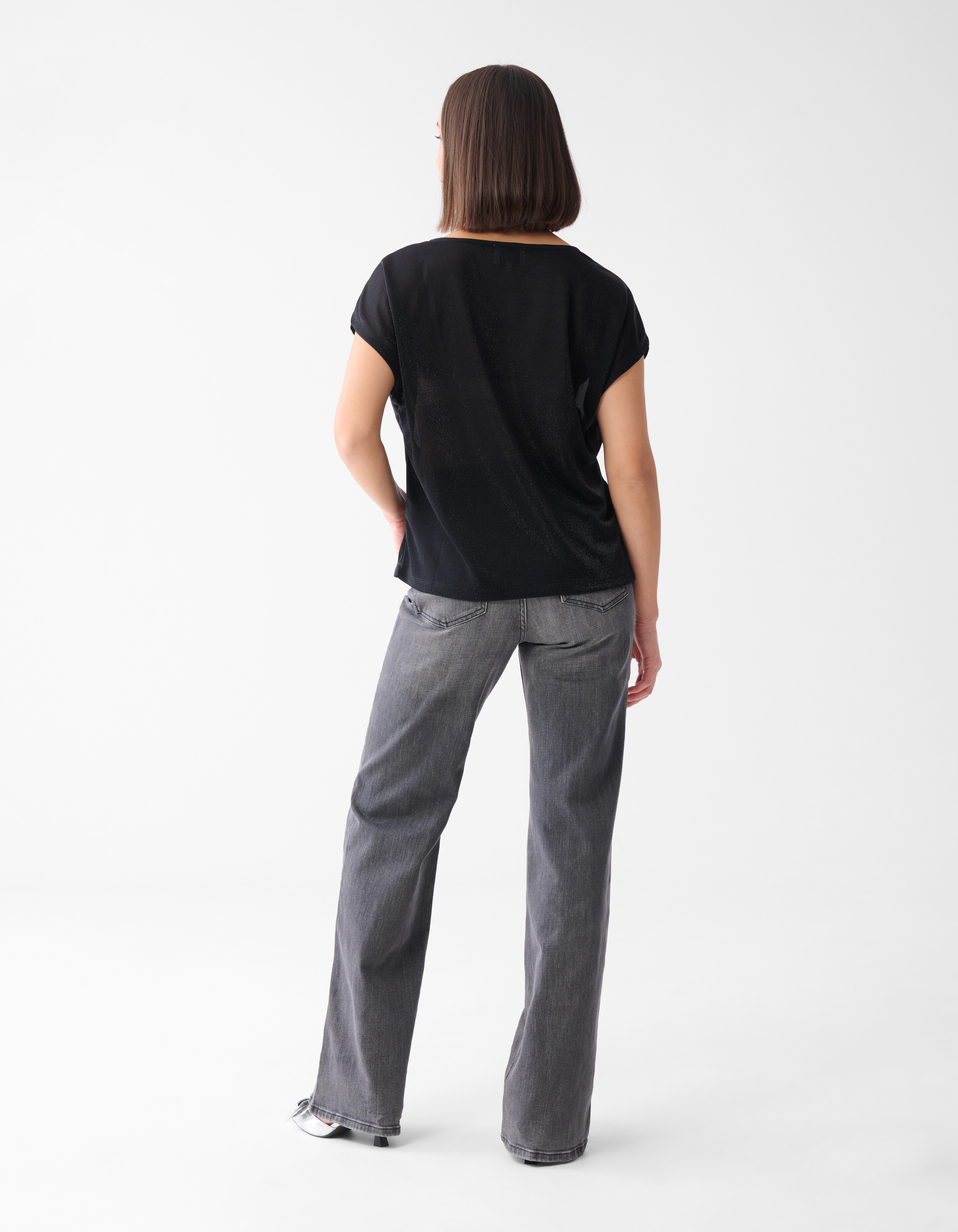 Glitter Top Zwart SHOEBY WOMEN