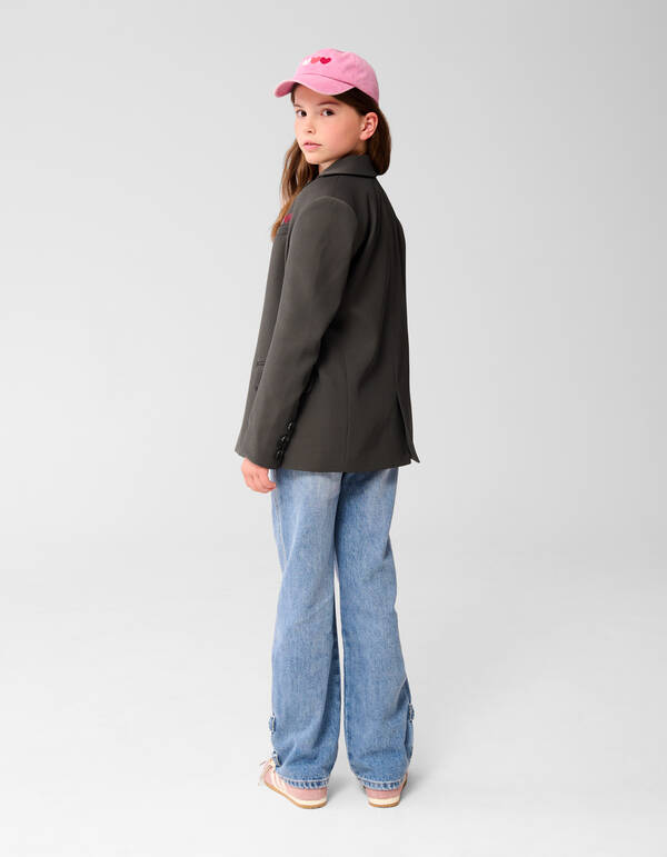 Varsity Blazer Donkergrijs SHOEBY GIRLS