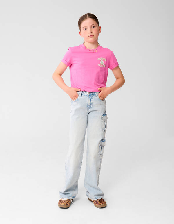 Sunny Artwork T-shirt Roze SHOEBY GIRLS