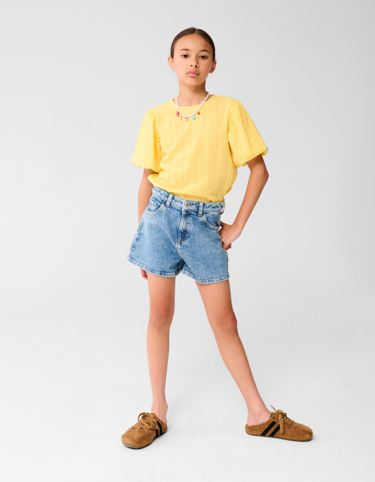 Strass Short Bleached SHOEBY GIRLS