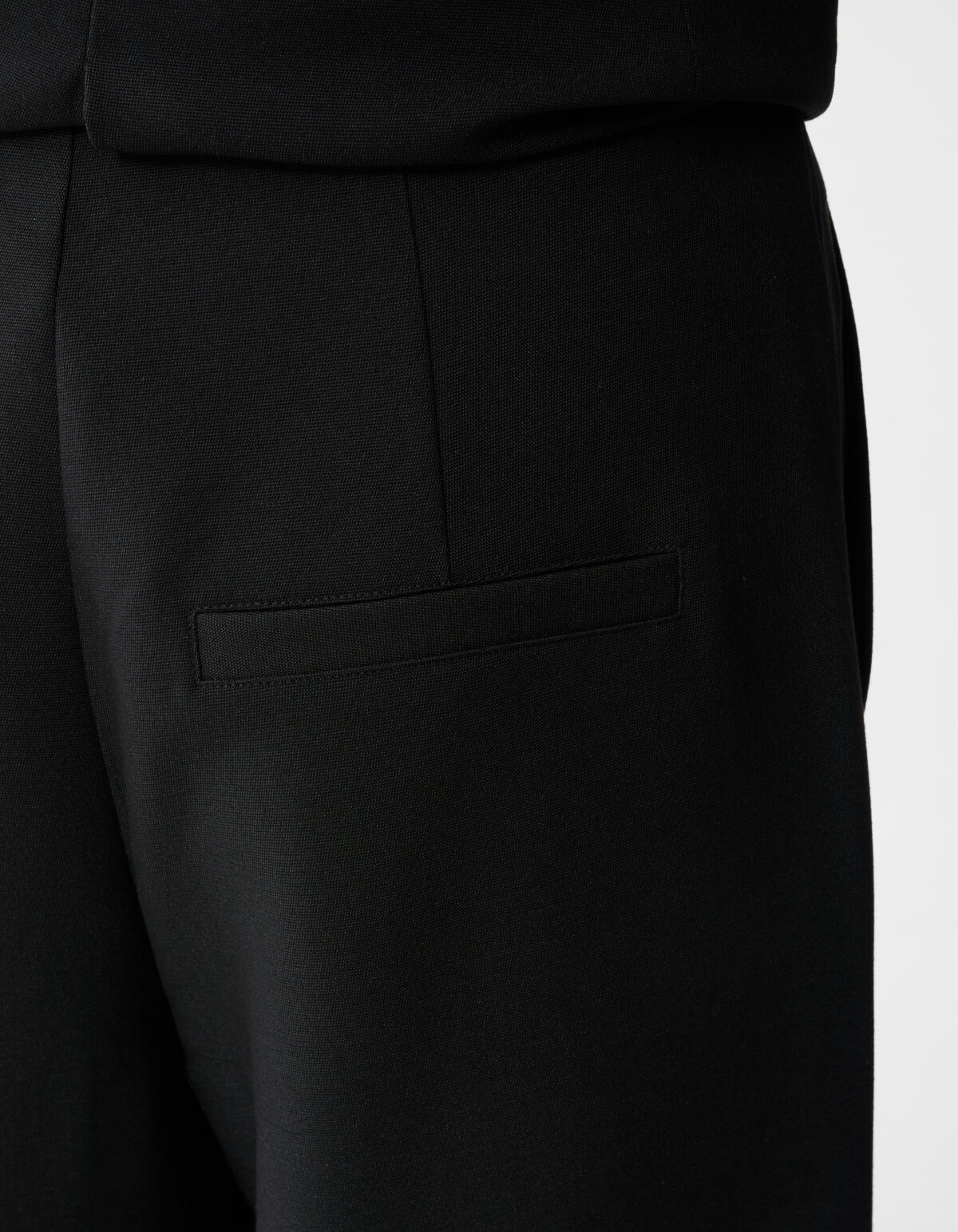 Wide Leg Broek Zwart SHOEBY WOMEN