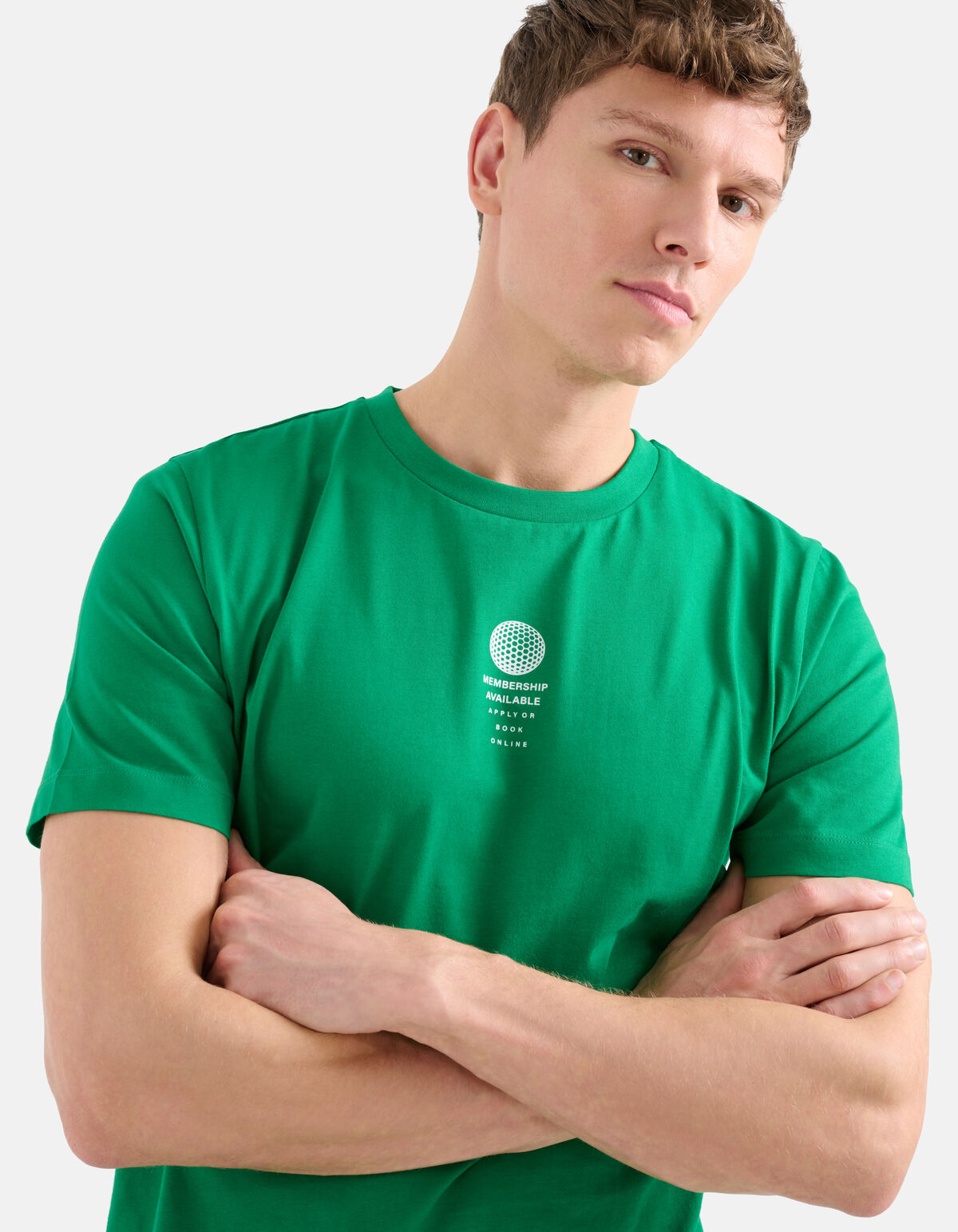 Regular Fit T-shirt Groen SHOEBY MEN