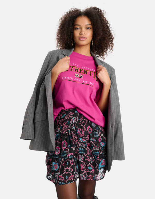 Artwork T-shirt Roze SHOEBY WOMEN