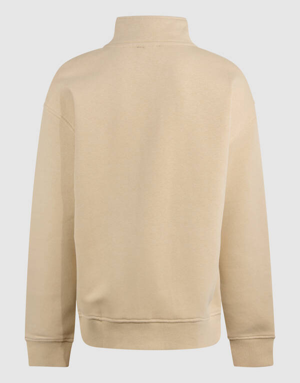 Half Zip Sweater Beige SHOEBY BOYS