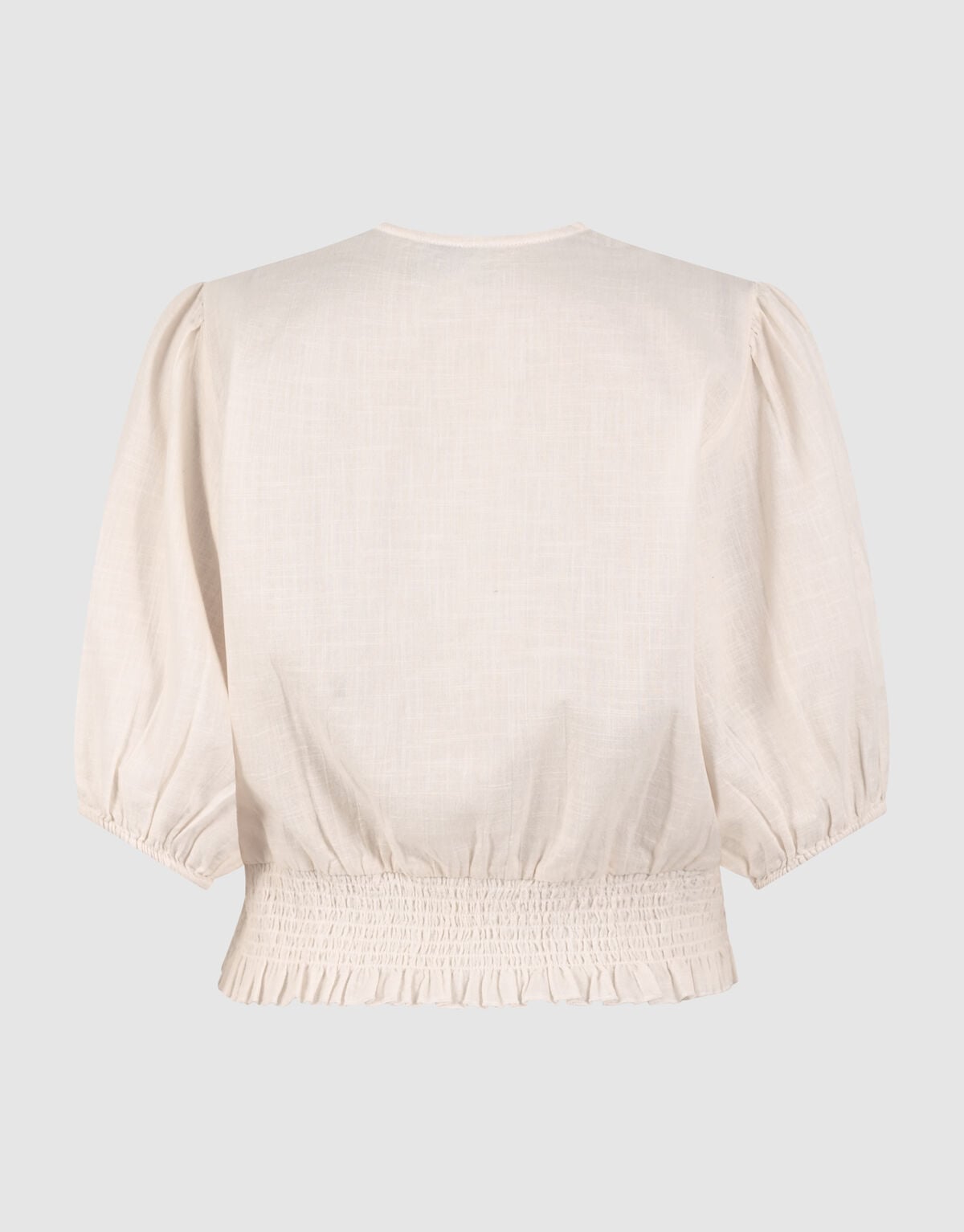 Tape Cropped Top Gebroken Wit SHOEBY WOMEN